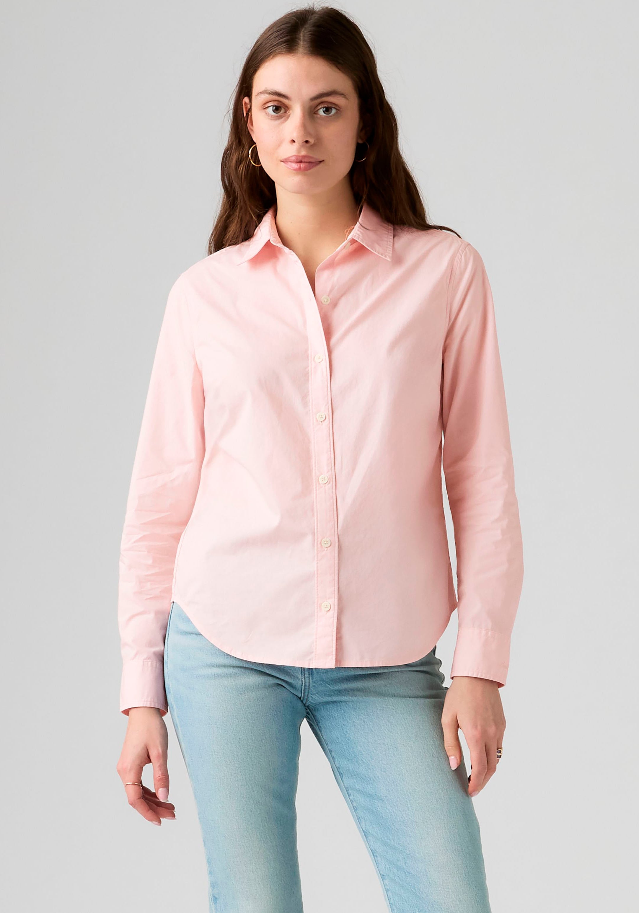 Levi's® Hemdbluse »CARLILE CLASSIC POPLIN SHIRT« Klassischer Hemdblusenkragen