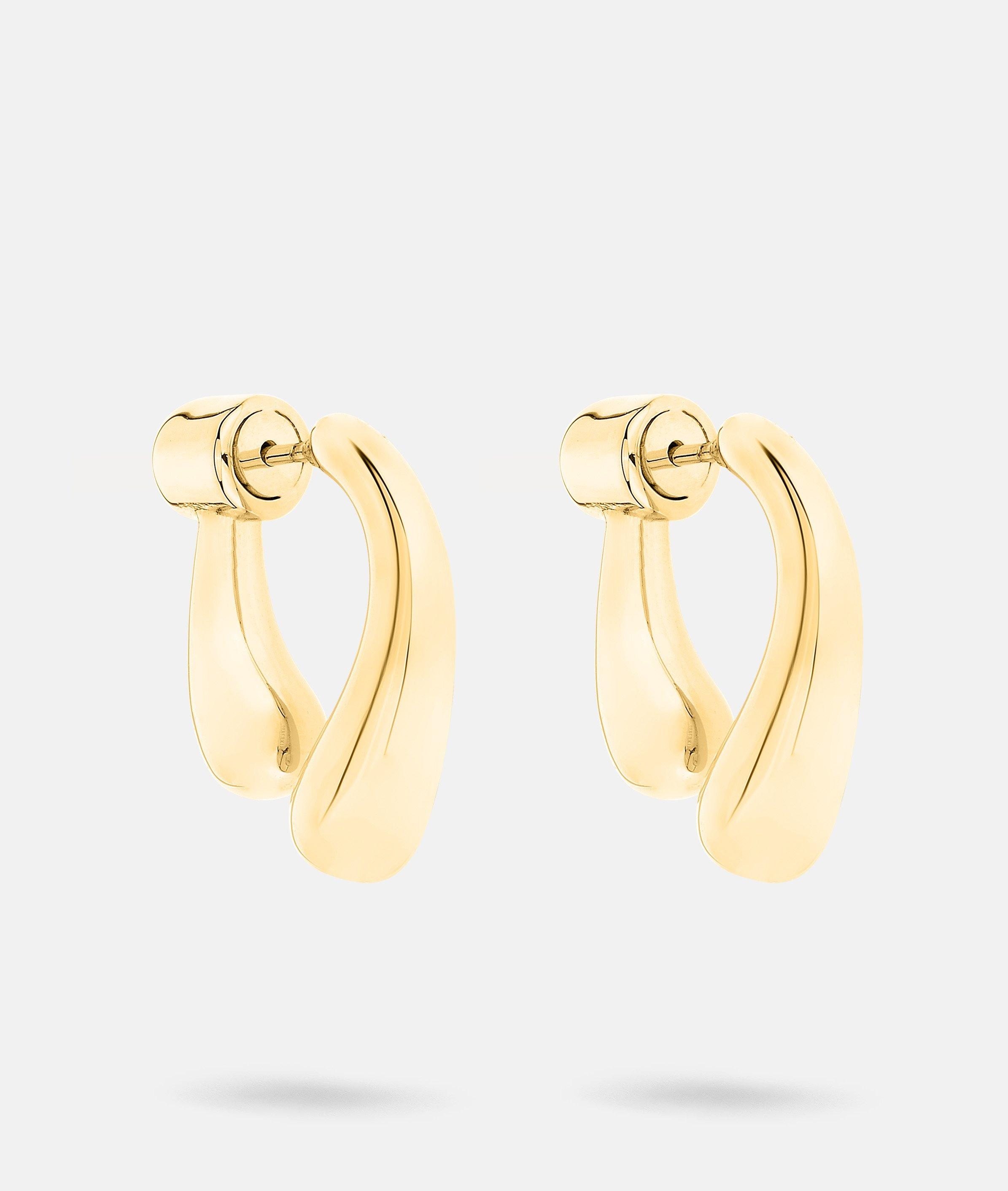 Liebeskind Berlin Paar Creolen »Schmuck Geschenk Edelstahl Ohrringe The Melting Organic«
