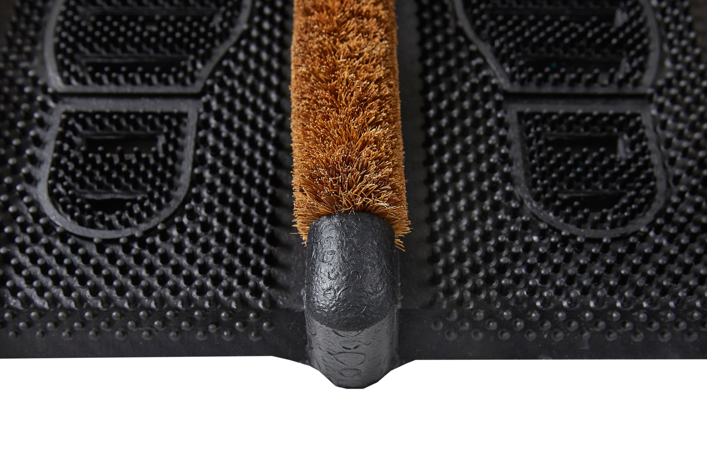 Andiamo Fußmatte »Gummi Kokos Schuh«, rechteckig, 60 mm Höhe, Schmutzfangmatte, In- und Outdoor geeignet