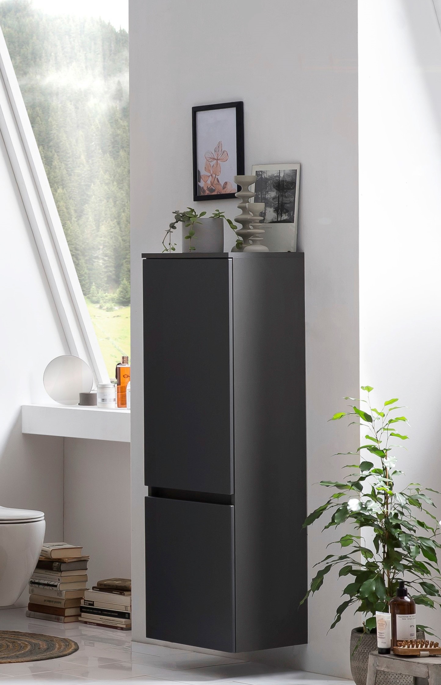 welltime Midischrank »Kaunas«, 40 cm breit, Soft-Close-Funktion