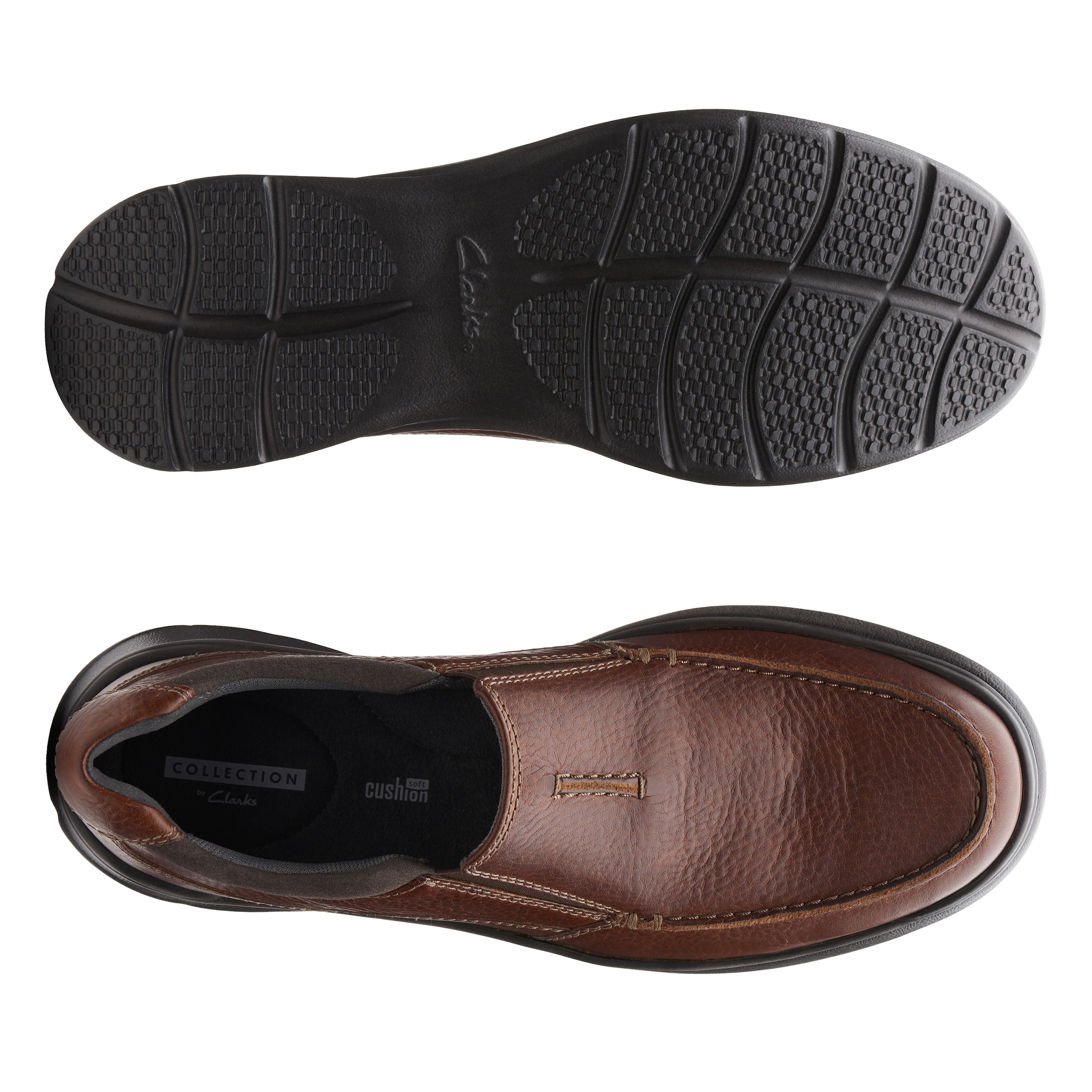 Clarks Slipper »Cotrell Free«, Schlupfschuh, Komfortschuh mit Stretcheinsätzen
