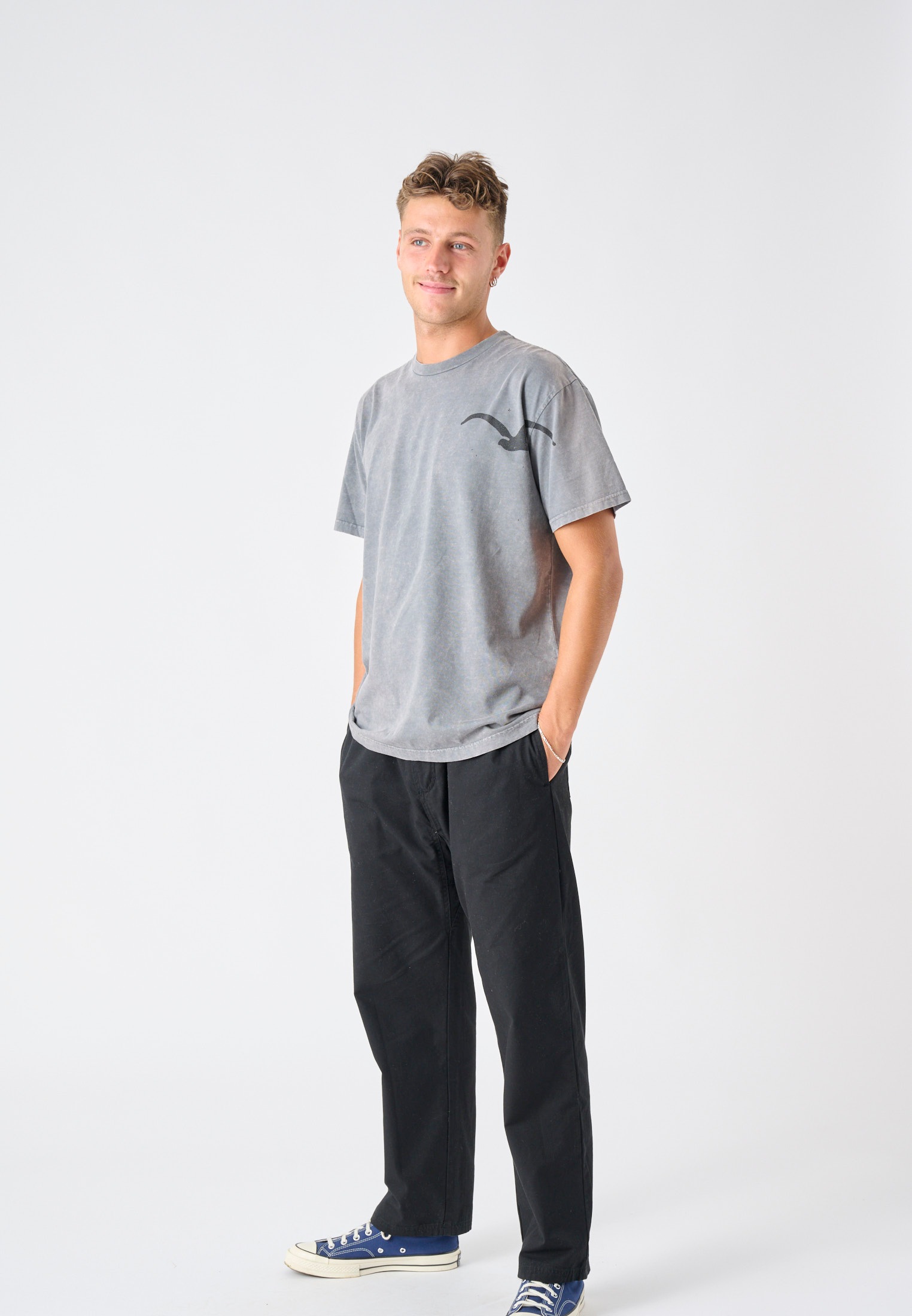 Cleptomanicx T-Shirt »Möwe Washed«, (1 tlg.), mit coolem Print