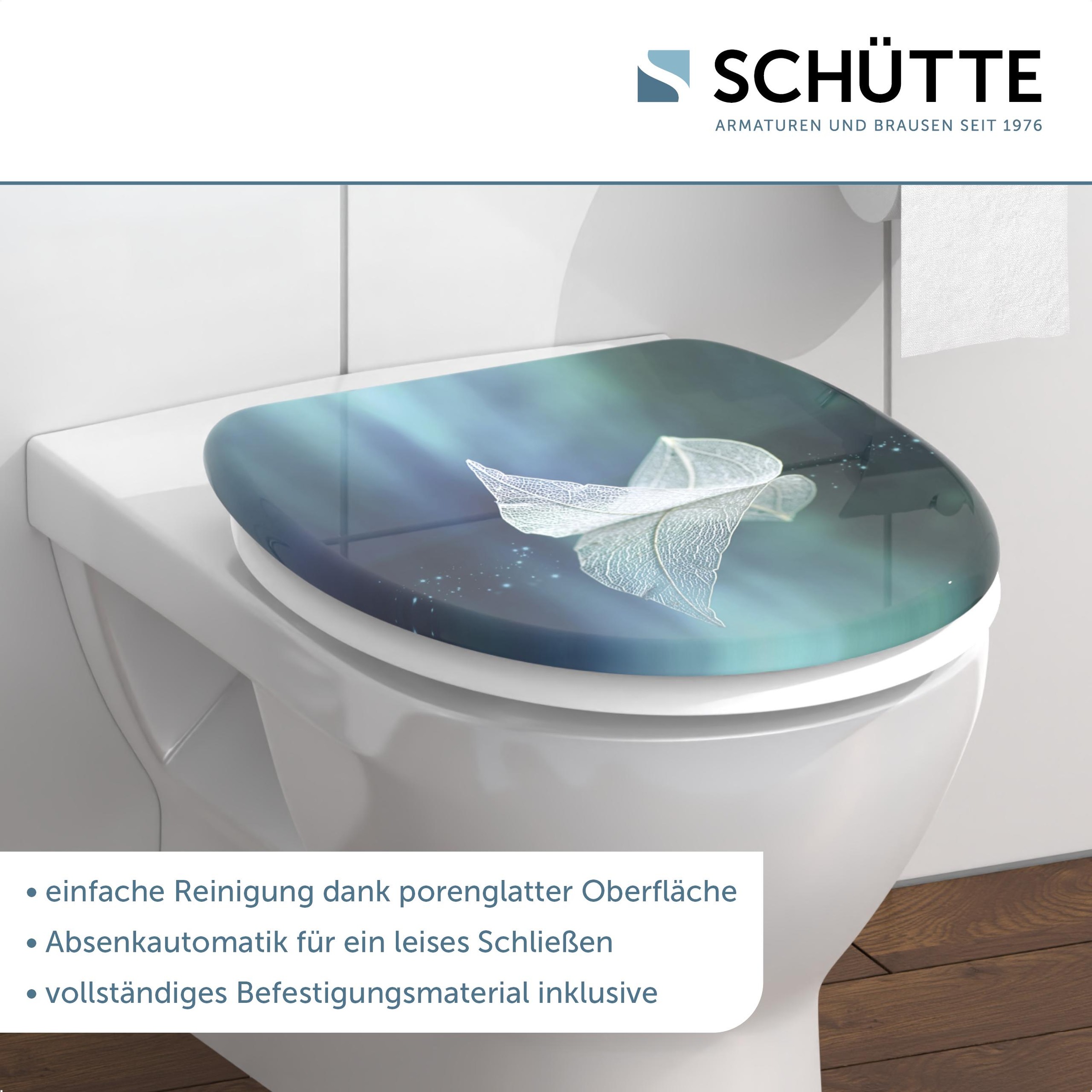 Schütte WC-Sitz »Fallen Leaf«, Duroplast, mit Absenkautomatik