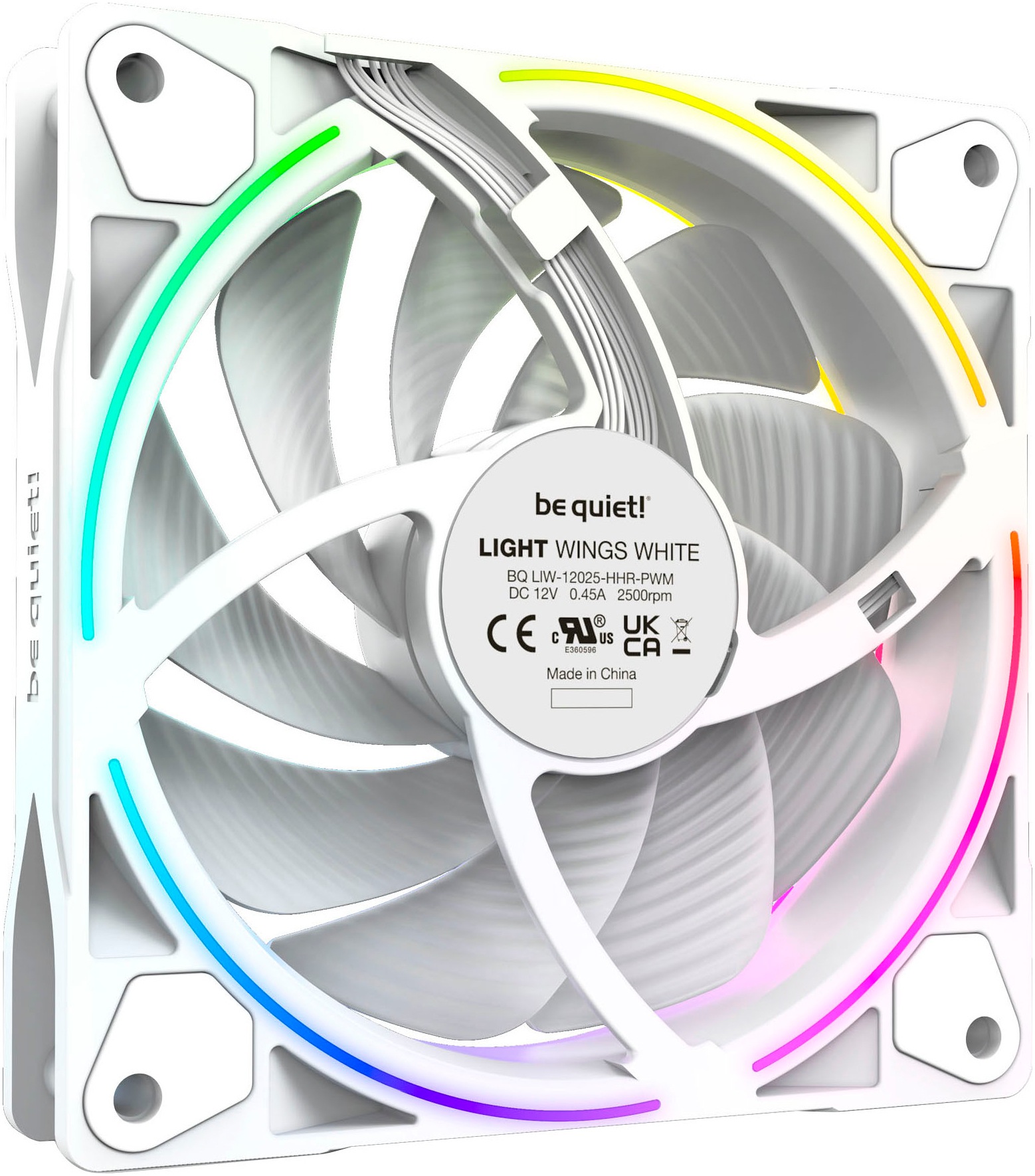 be quiet! Gehäuselüfter »Light Wings 120mm PWM high-speed Triple-Pack«, (Packung, 3 St.)