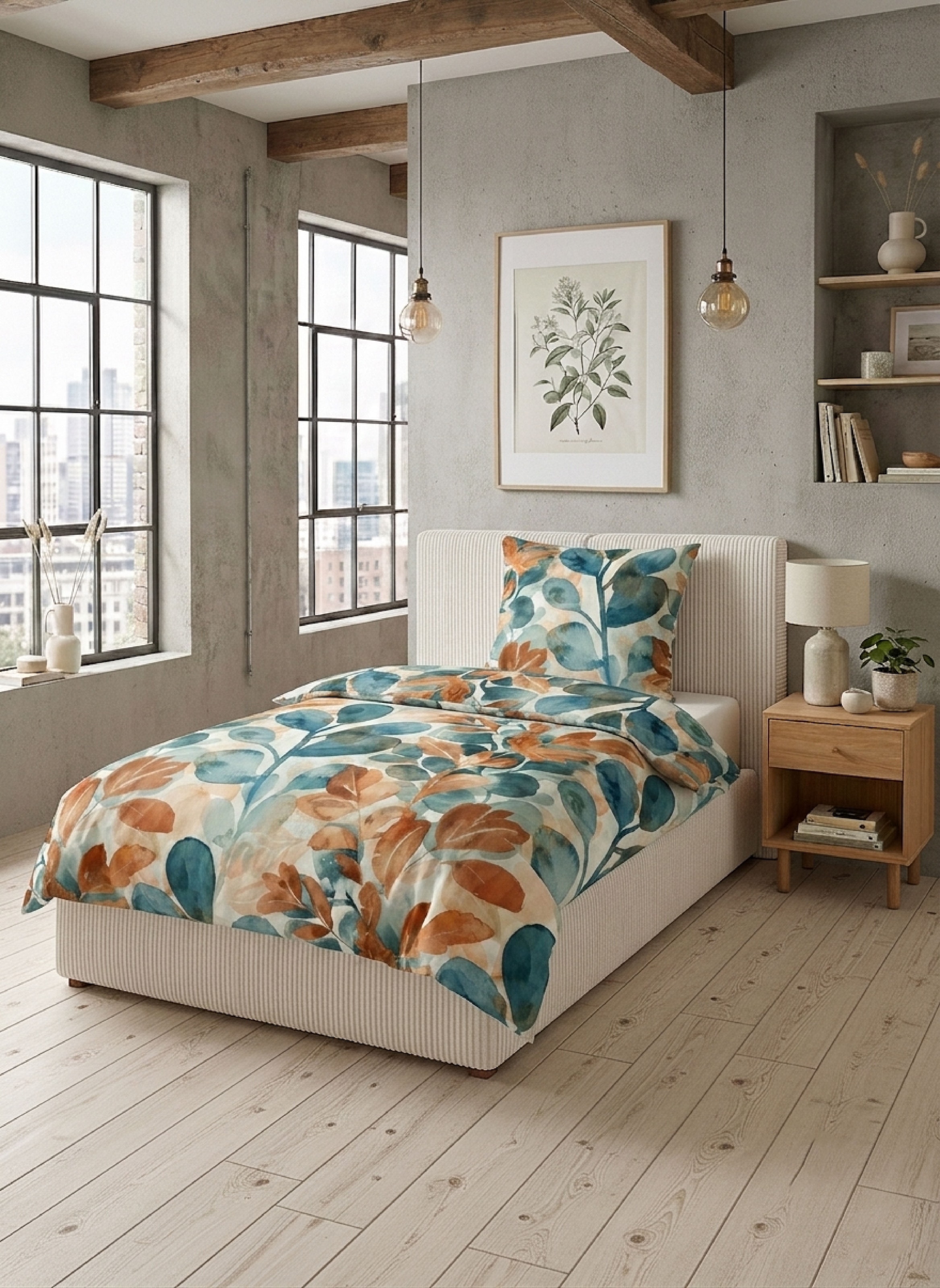 Biberna Bettwäsche »0617269 Premium Satin-Bettwäsche 100% Baumwolle ab Größe 135x200 cm« 2 seidig glatt & atmungsaktiv, Reißverschluss, ganzjährig, geblümt