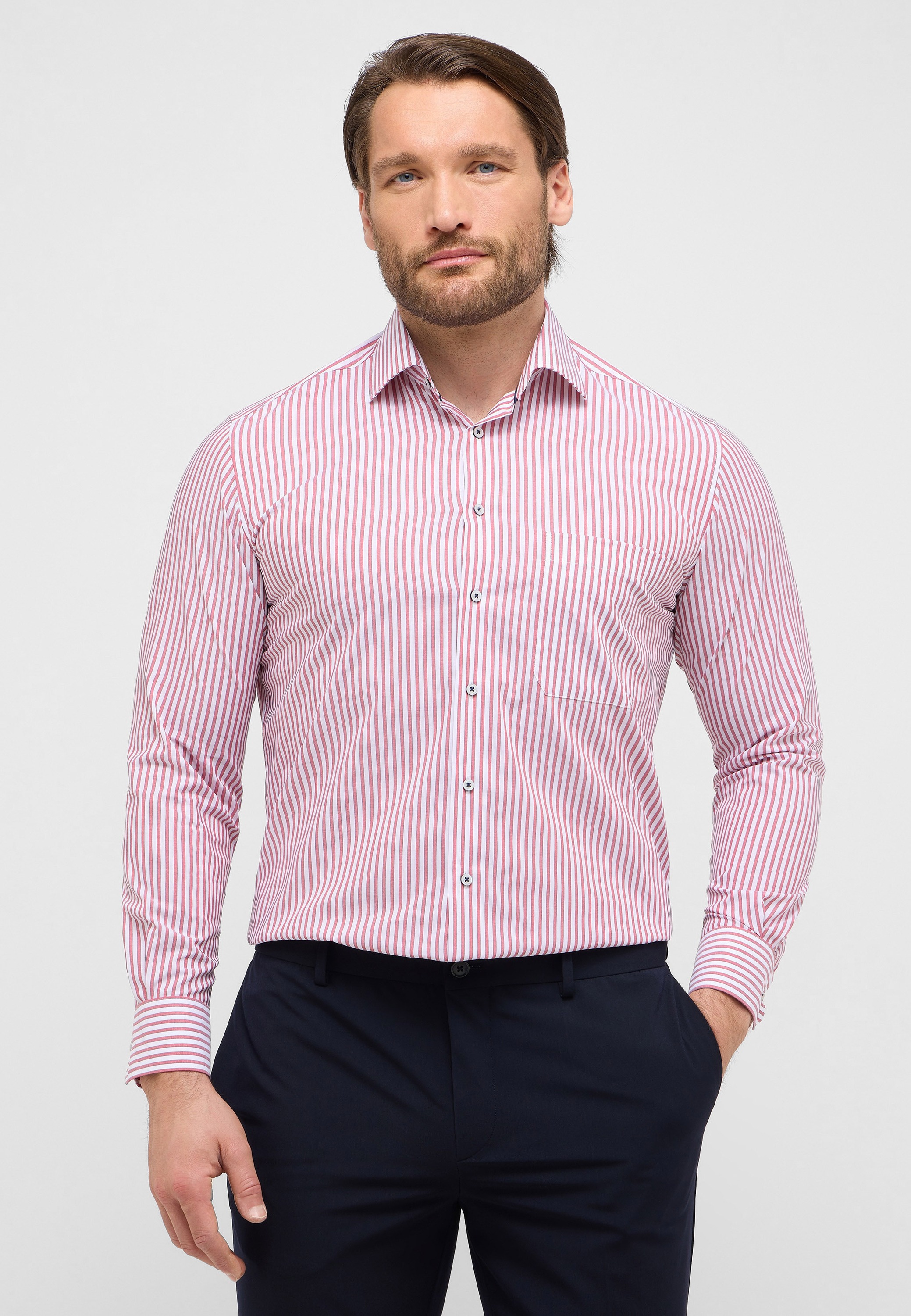 Eterna Langarmhemd "COMFORT FIT", NON IRON (bügelfrei) günstig online kaufen
