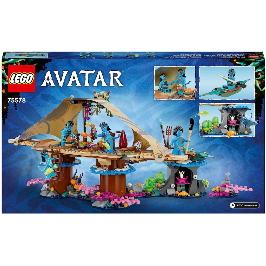 LEGO® Konstruktionsspielsteine »Das Riff der Metkayina (75578), LEGO® Avatar«, (528 St.)