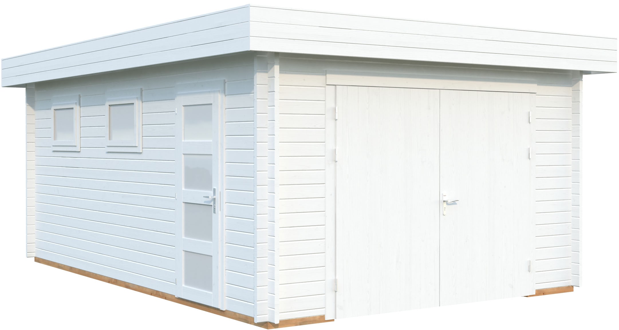 Palmako Garage "Rasmus, mit Holztor" BxTxH: 420x598x253 cm