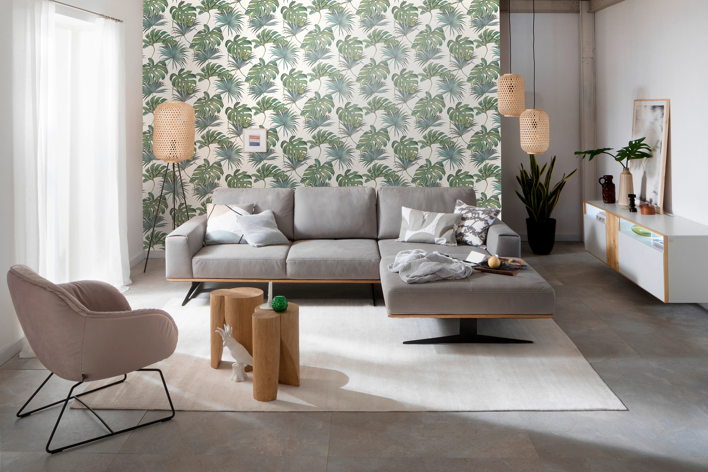 Marburg Vliestapete, botanisch, moderne Tapete für Wohnzimmer Schlafzimmer Küche