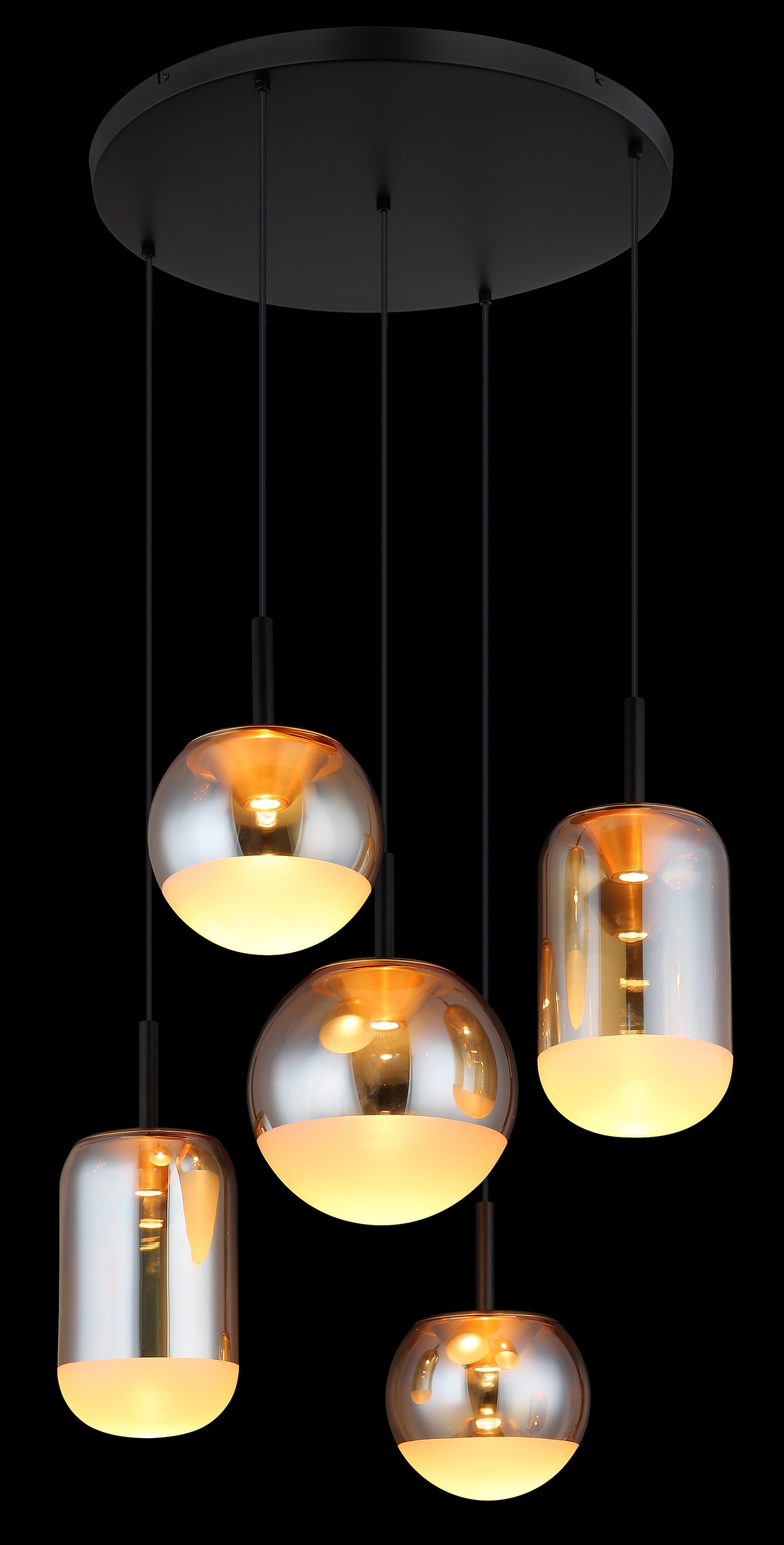 GLOBO LIGHTING Hängeleuchte »SEVERIN« LED-Modul 1 Stk. Warmweiß Hängelampe Esszimmer-Leuchte Esstischleuchte Wohnzimmer