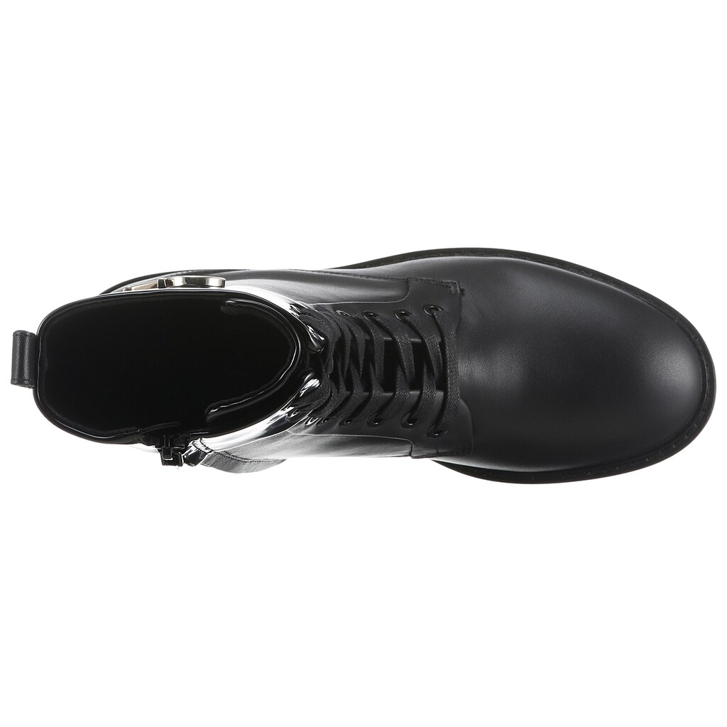 Calvin Klein Schnürstiefelette »RUBBER SOLE COMBAT BOOT W/HW«