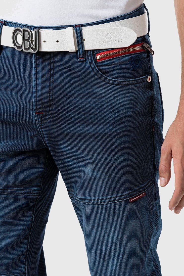 Cipo & Baxx Slim-fit-Jeans »Jeans«, im washed Look