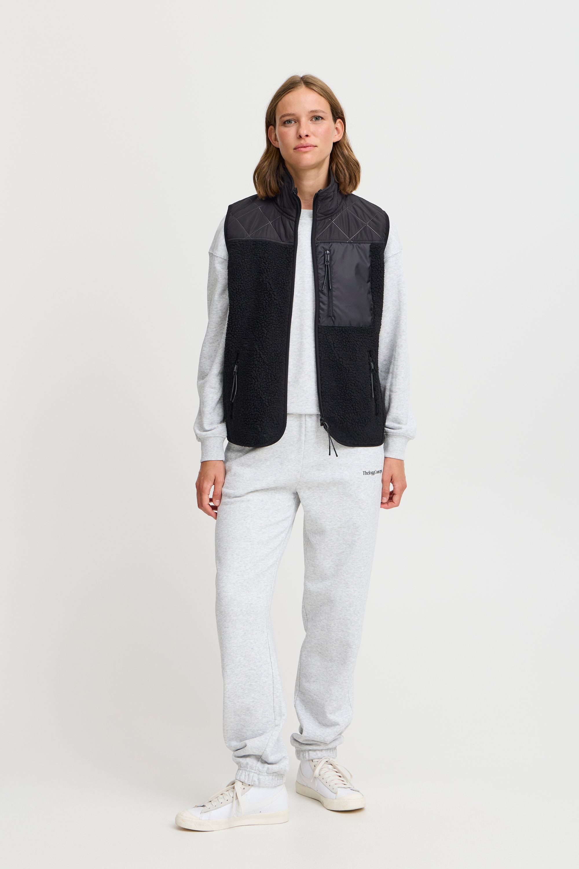 TheJoggConcept Fleeceweste »Fleeceweste JCBERRI WAISTCOAT 6«, (1 tlg.)