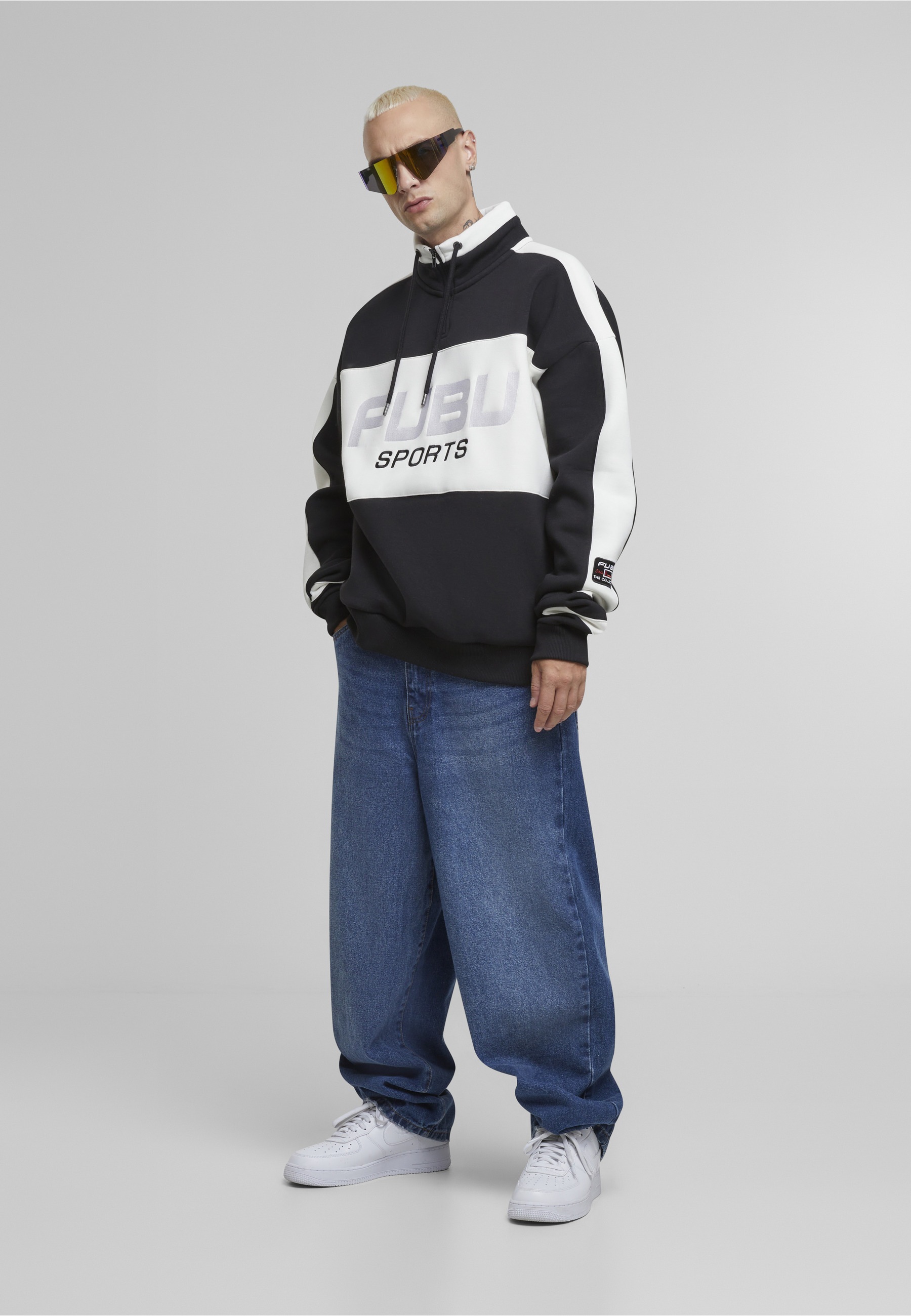 Fubu Kapuzensweatshirt »Fubu Fubu Corporate Sprts Zip Hooded Check Sweatshirt«, 1 Stk.
