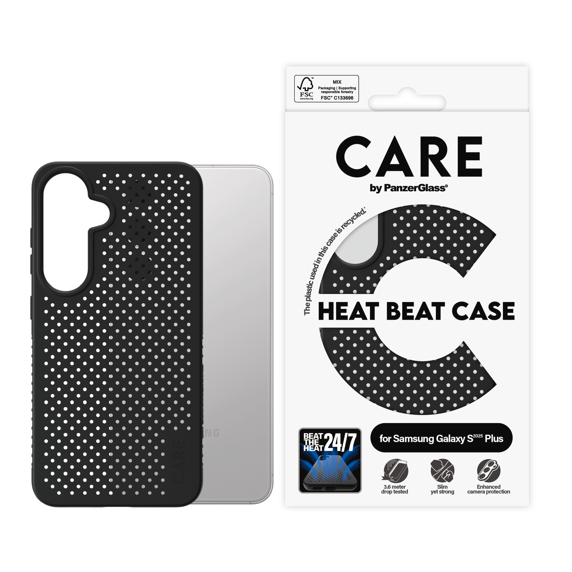 CARE by PanzerGlass Mobiliojo telefono dėklas »Heat Beat C...