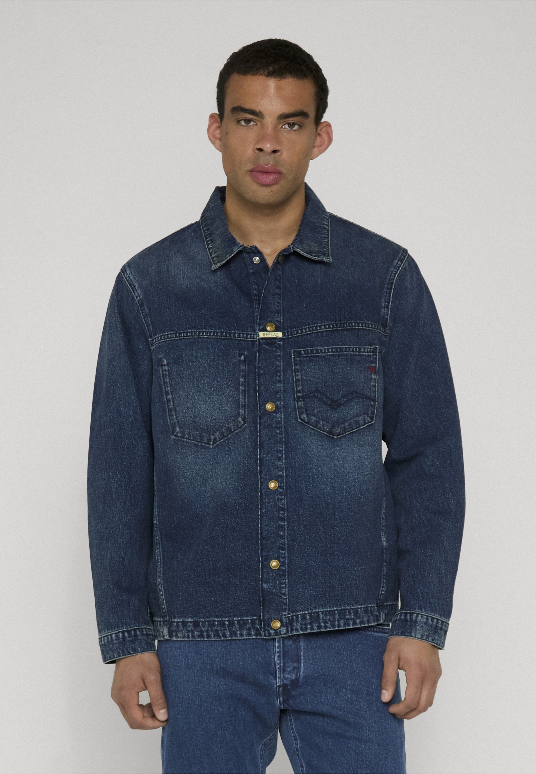 Replay Jeansjacke »Replay Jäckchen« 1 Stk. tlg. ohne Kapuze