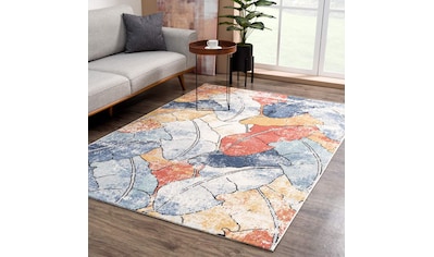 Carpet City Teppich »Mista 2553«, rechteckig, 9 mm Höhe, Kurzflor, Floral, Multicolor,... kaufen