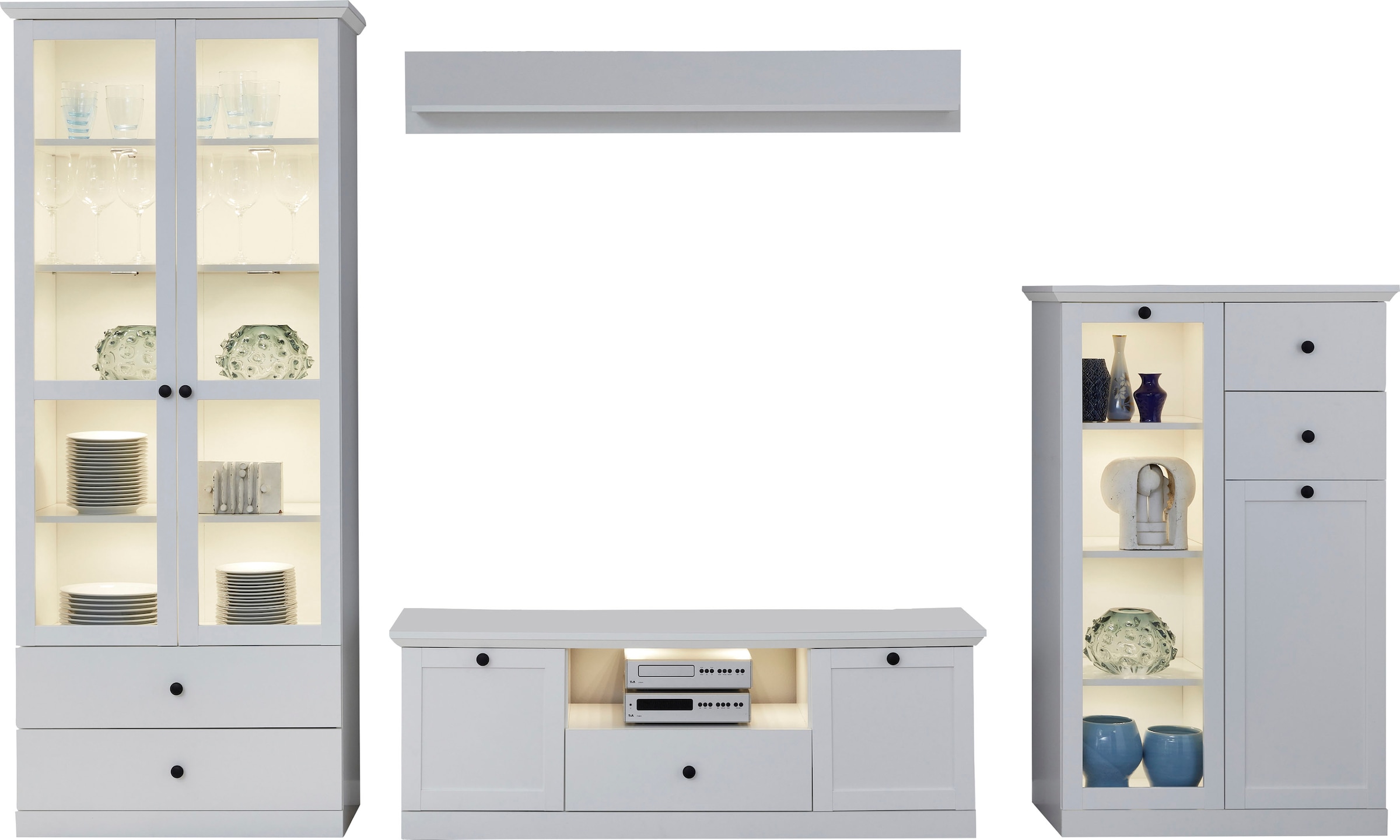 Home affaire Wohnwand »Örebro« Set, 4 Stk. tlg.