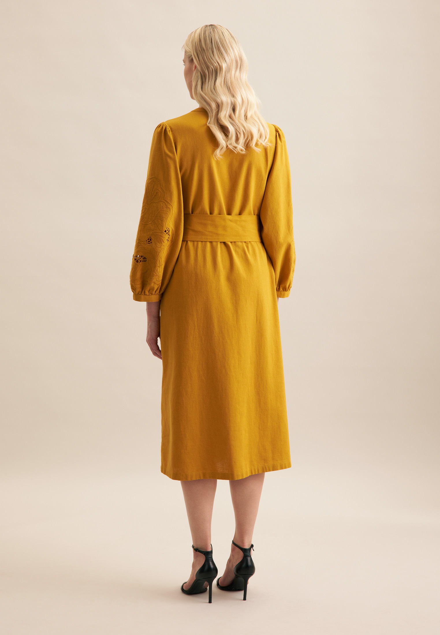 seidensticker Sommerkleid "Schwarze Rose" 7/8 Rundhals Uni günstig online kaufen