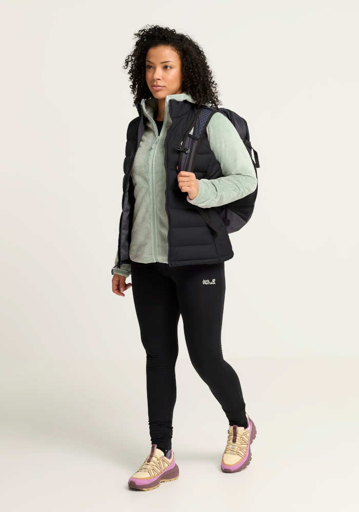 Jack Wolfskin Daunenweste »WILD PASS DOWN VEST W RDS« Daunenweste, warm, wind- und wasserabweisend
