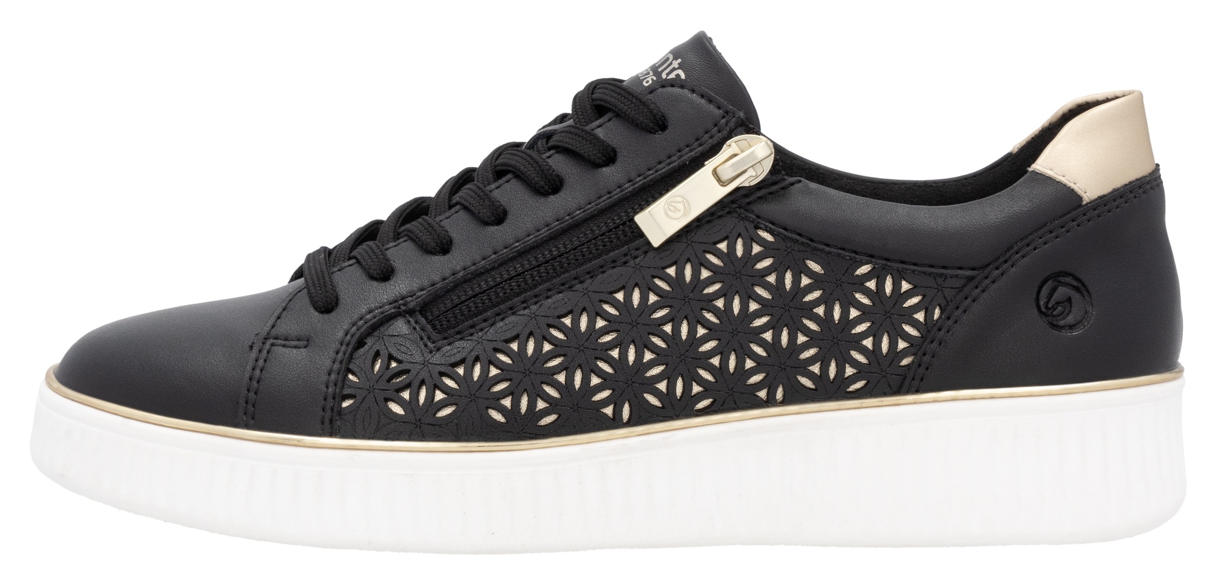 Remonte Plateausneaker, Freizeitschuh, Schnürer, Halbschuh mit Perforation