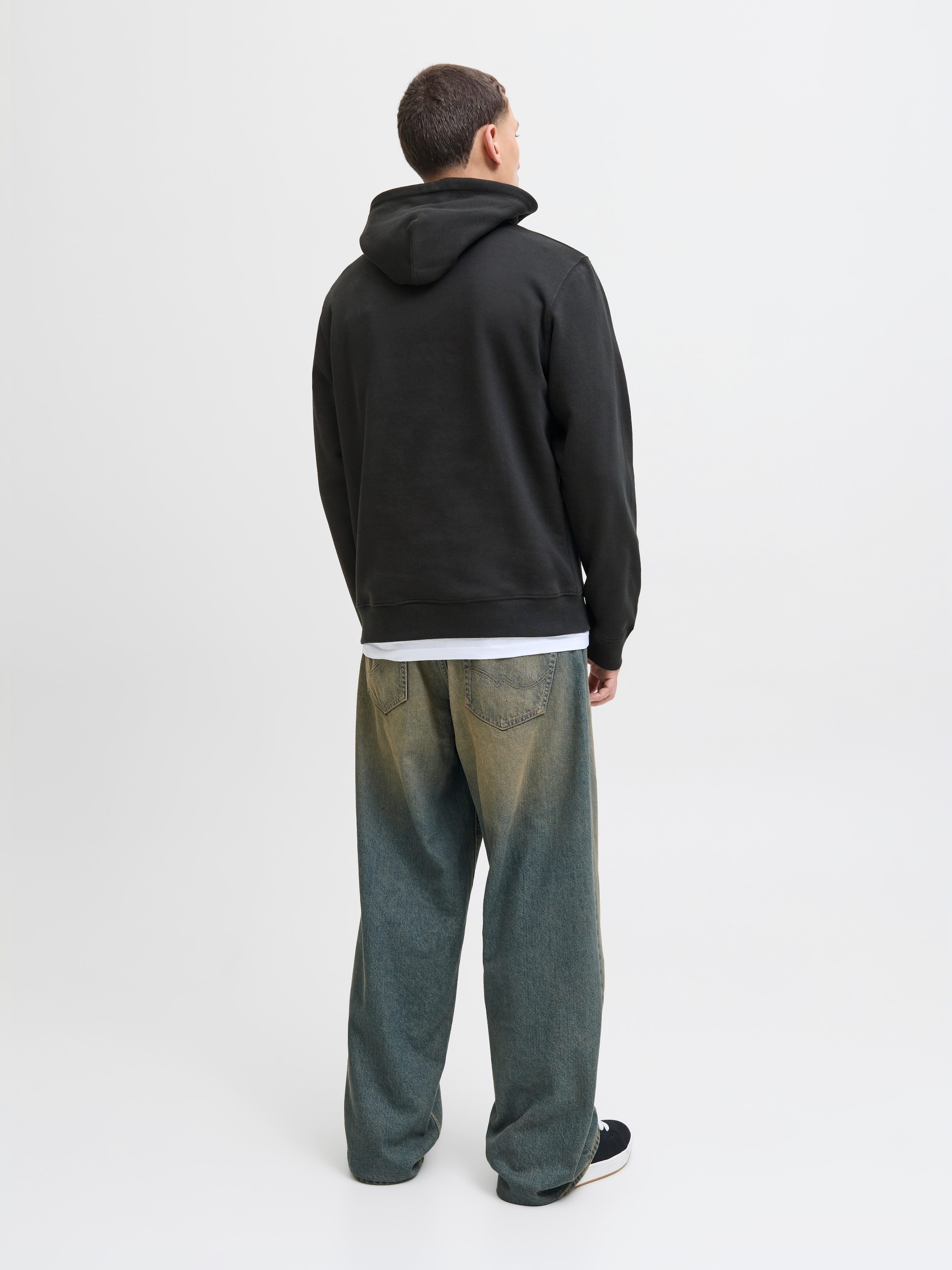 Jack & Jones Kapuzensweatshirt »JORINWOOD BLOCK BRANDING SWEAT HOOD«