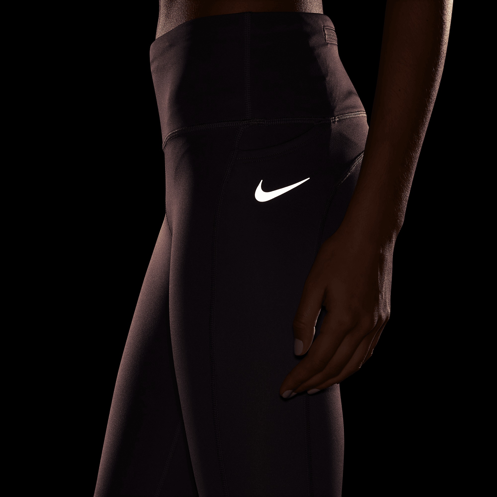 Nike Lauftights »EPIC FAST WOMEN'S MID-RISE POCKET RUNNING LEGGINGS«