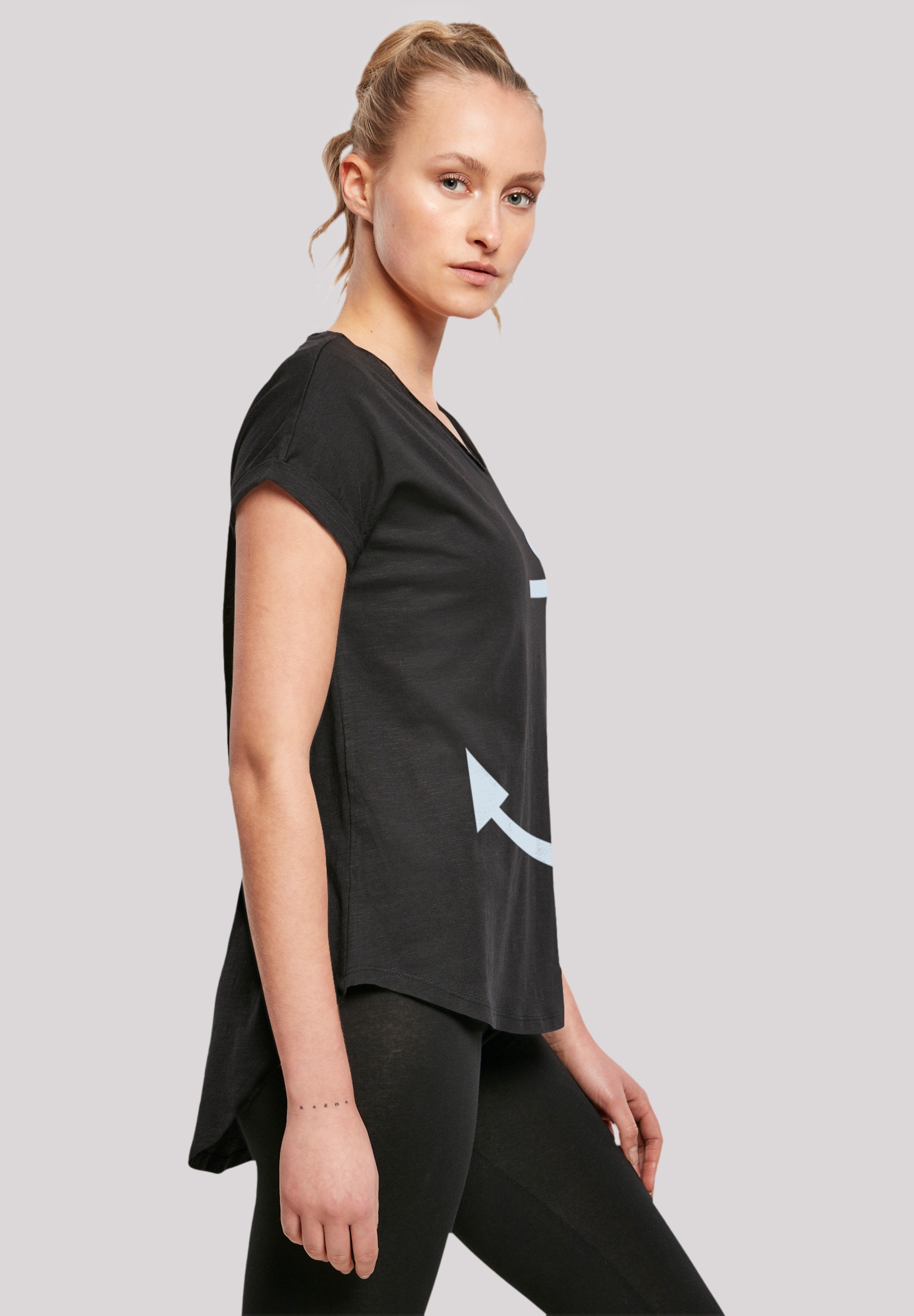 F4NT4STIC T-Shirt »North Anker Knut & Jan Hamburg Blau«, Print