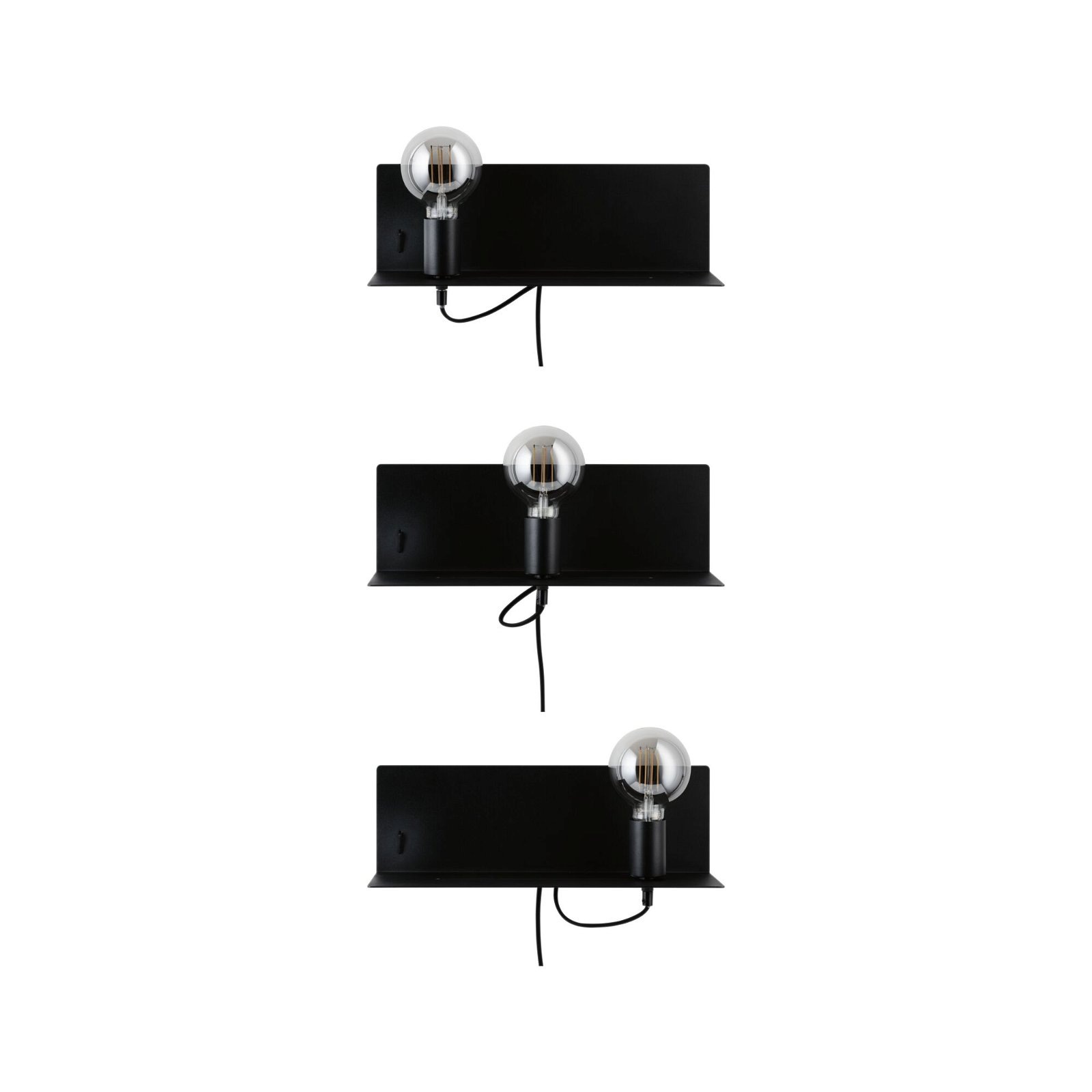 Paulmann Wandleuchte »Devara max. 1x40W USBC 230V Metall«, 1 flammig, Leuchtmittel E27 | ohne Leuchtmittel, E27