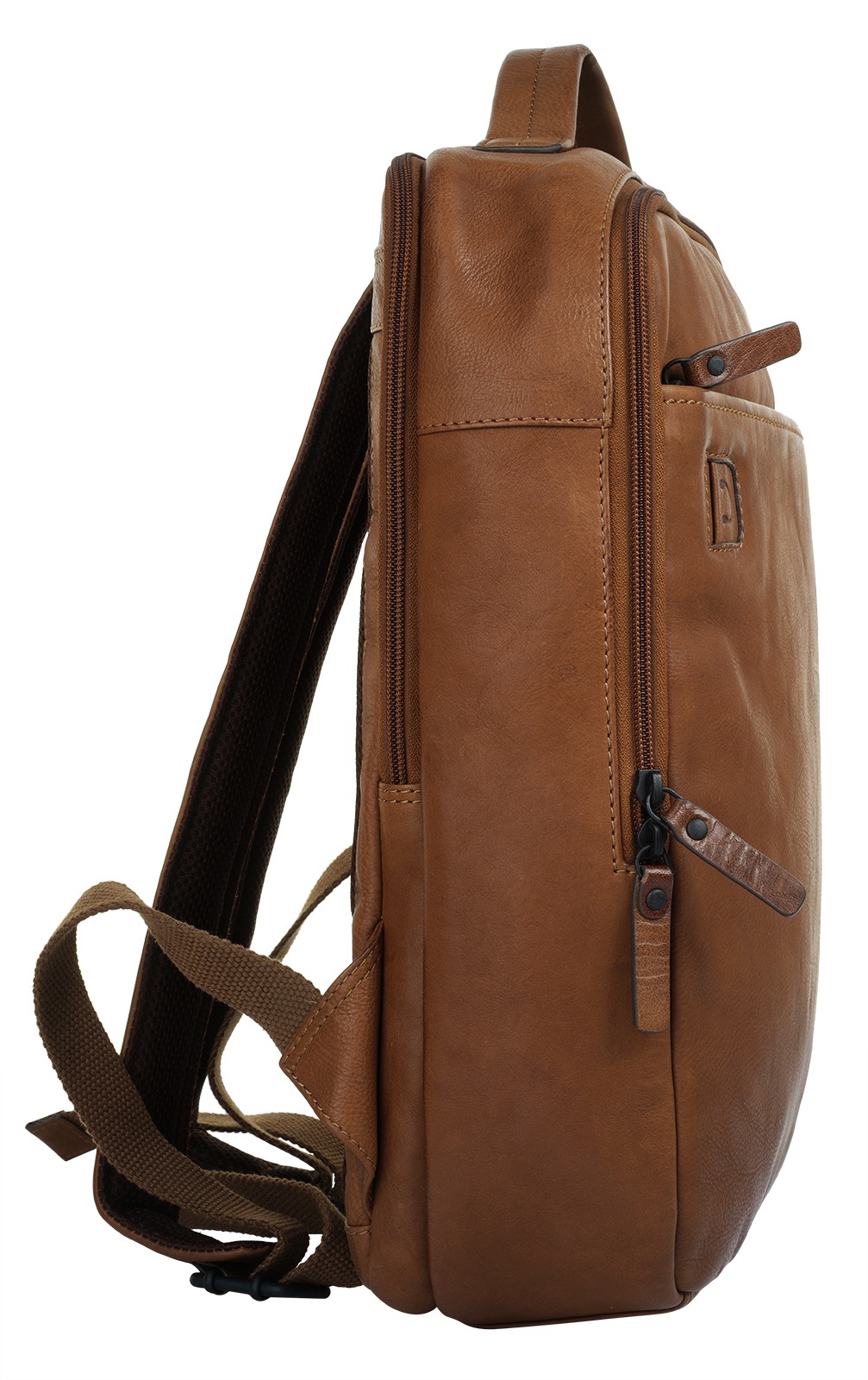 X-Zone Laptoprucksack, echt Leder
