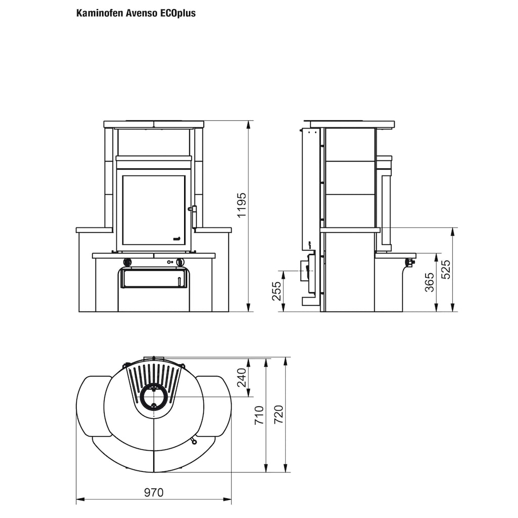 HARK Kaminofen »Avenso GT ECOplus 8 KW«