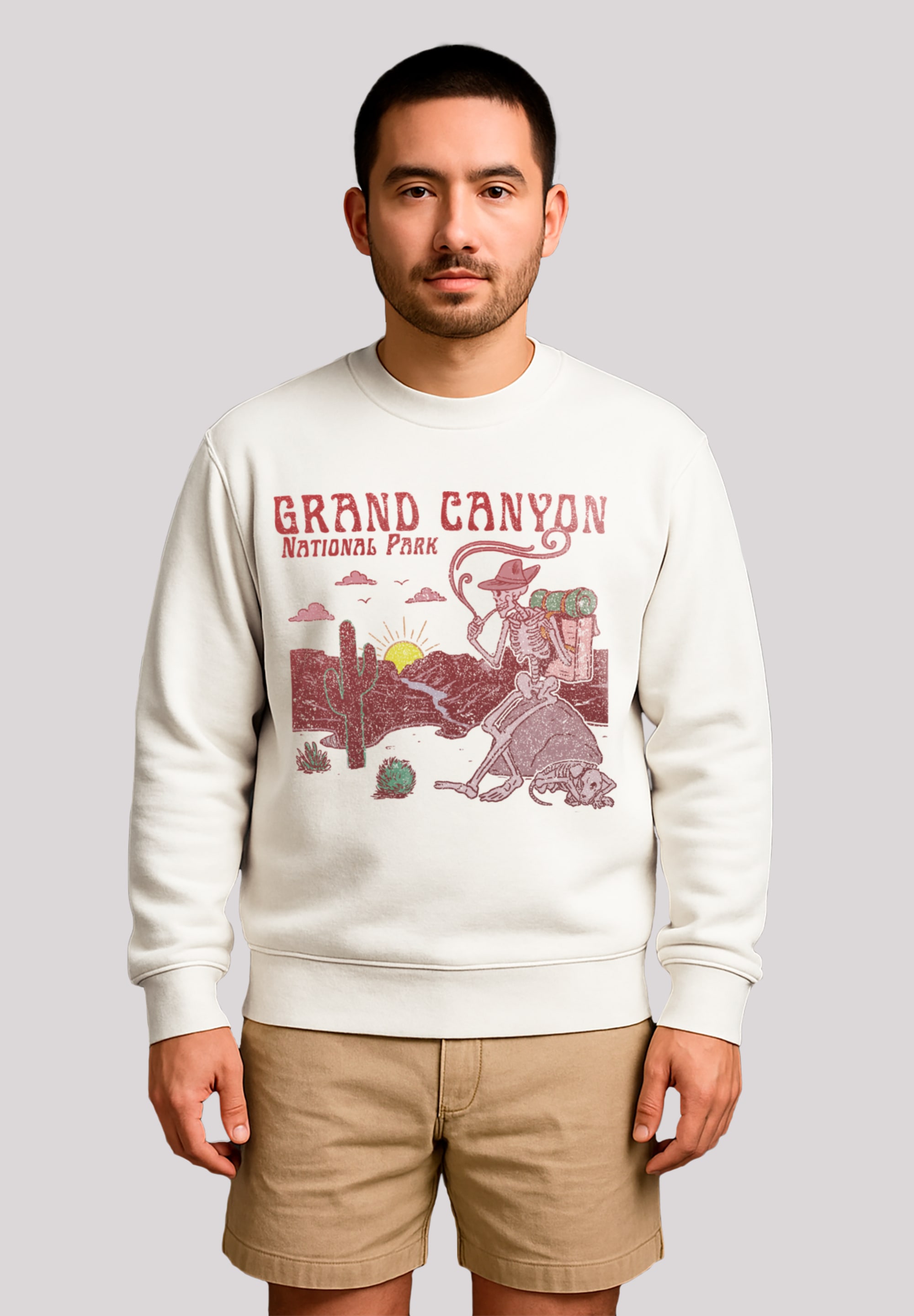 F4NT4STIC Sweatshirt "US National Parks Grand Canyon Sunrise", Premium Qual günstig online kaufen