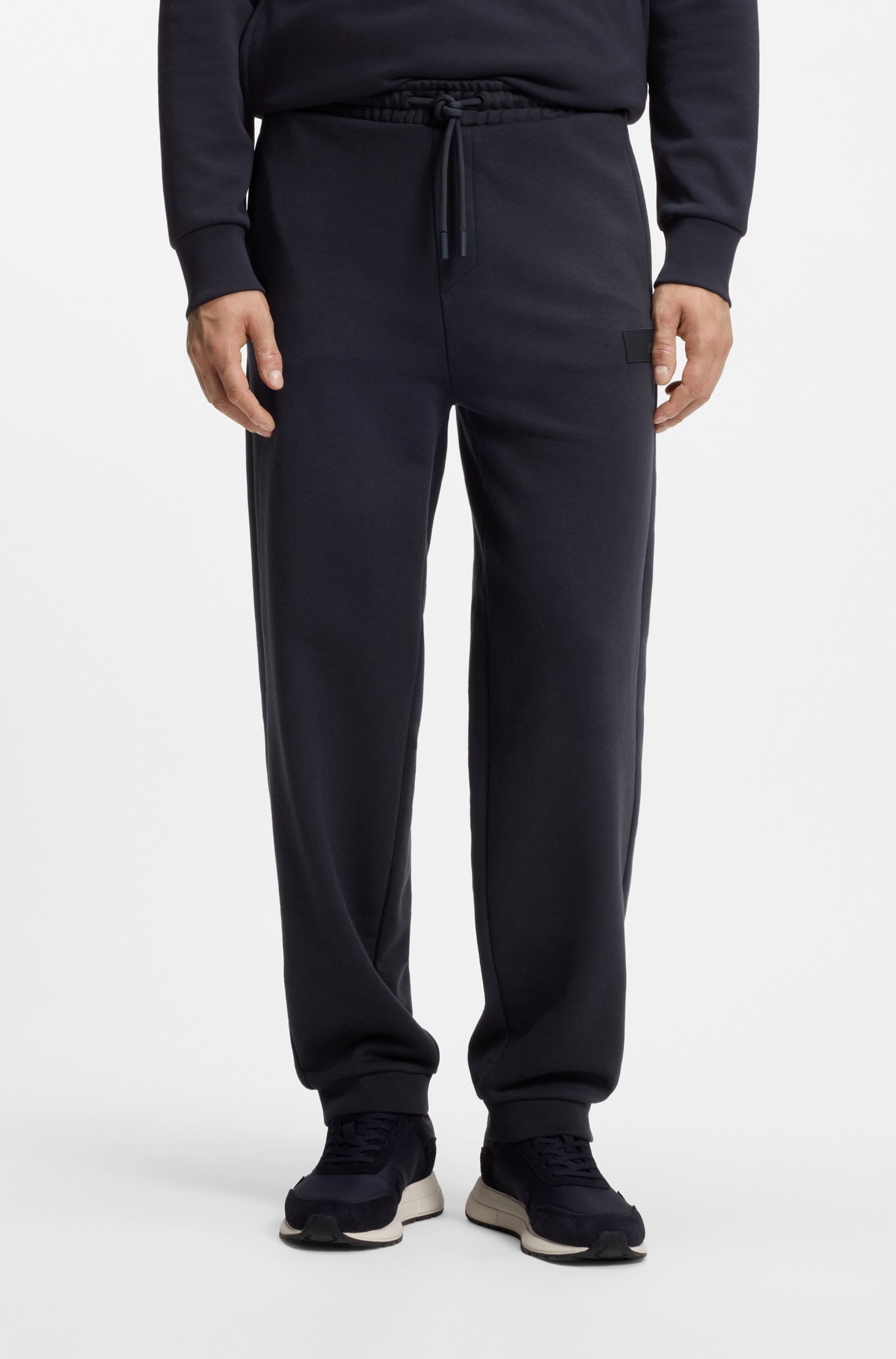BOSS GREEN Sweathose elastischer Bund, Relaxed Fit, Baumwoll-Mix