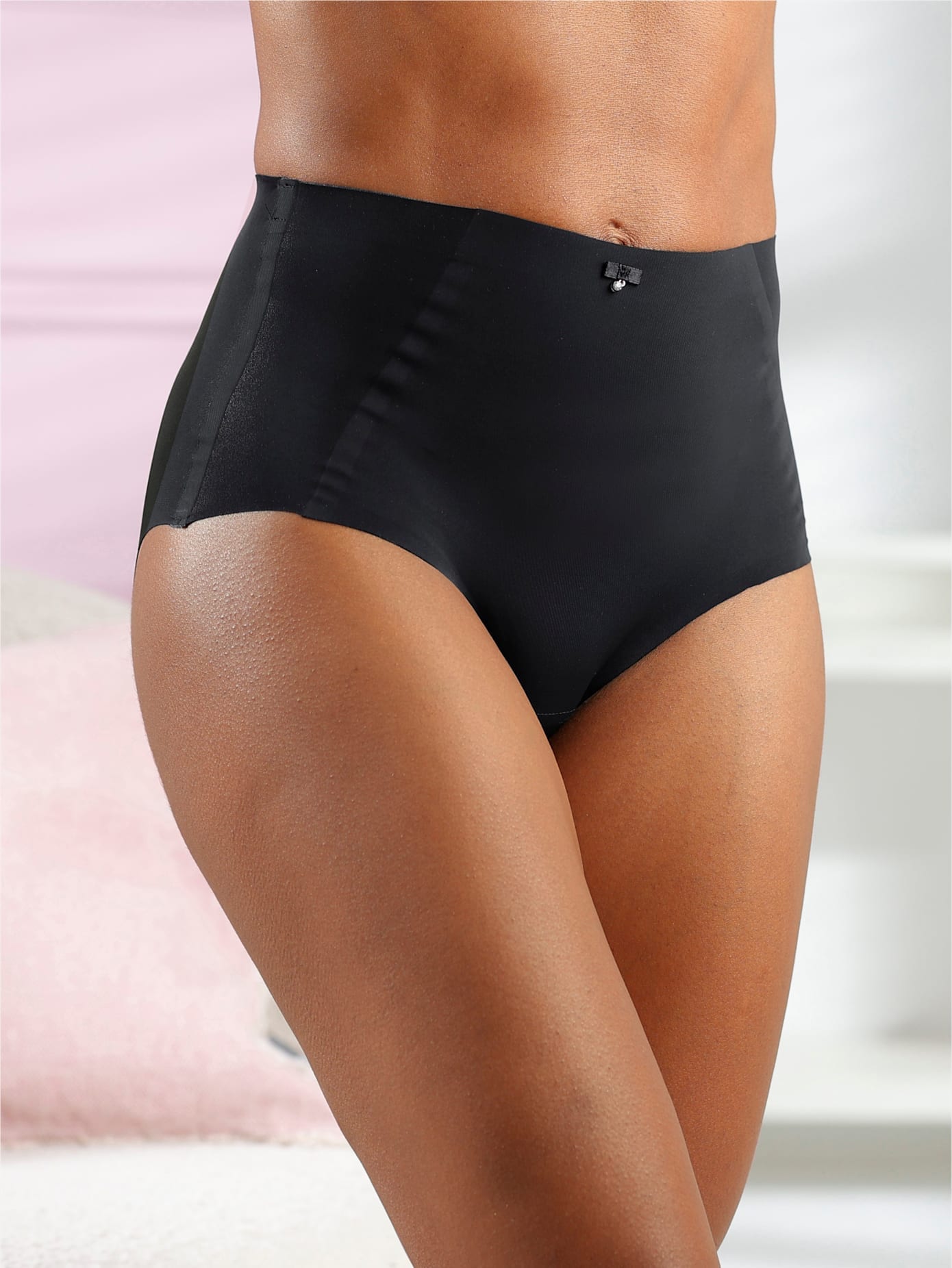 SASSA Damen Miederhose, Gr. 42schwarz, 85% Polyamid, 15% Elasthan, Unterhosen