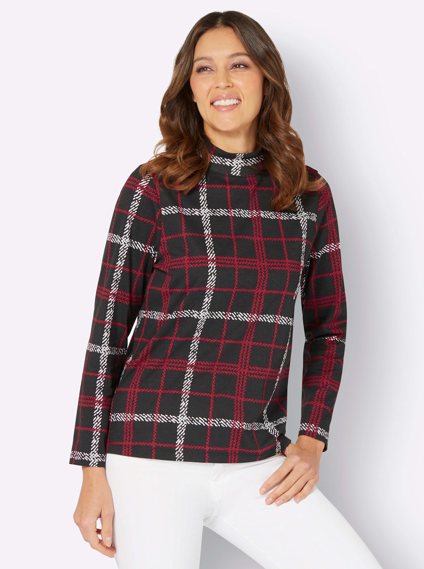 Classic Basics Stehkragenshirt "Stehkragen-Shirt" 1 Stk. tlg. günstig online kaufen