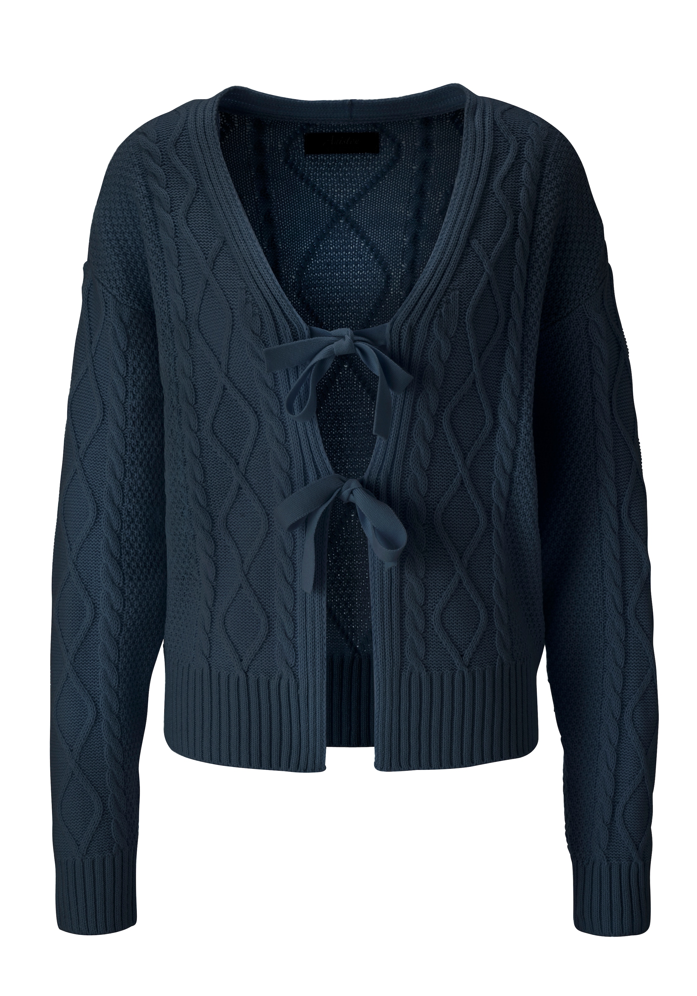 Aniston SELECTED Strickjacke, mit Zopf- und Rautenmuster - NEUE KOLLEKTION