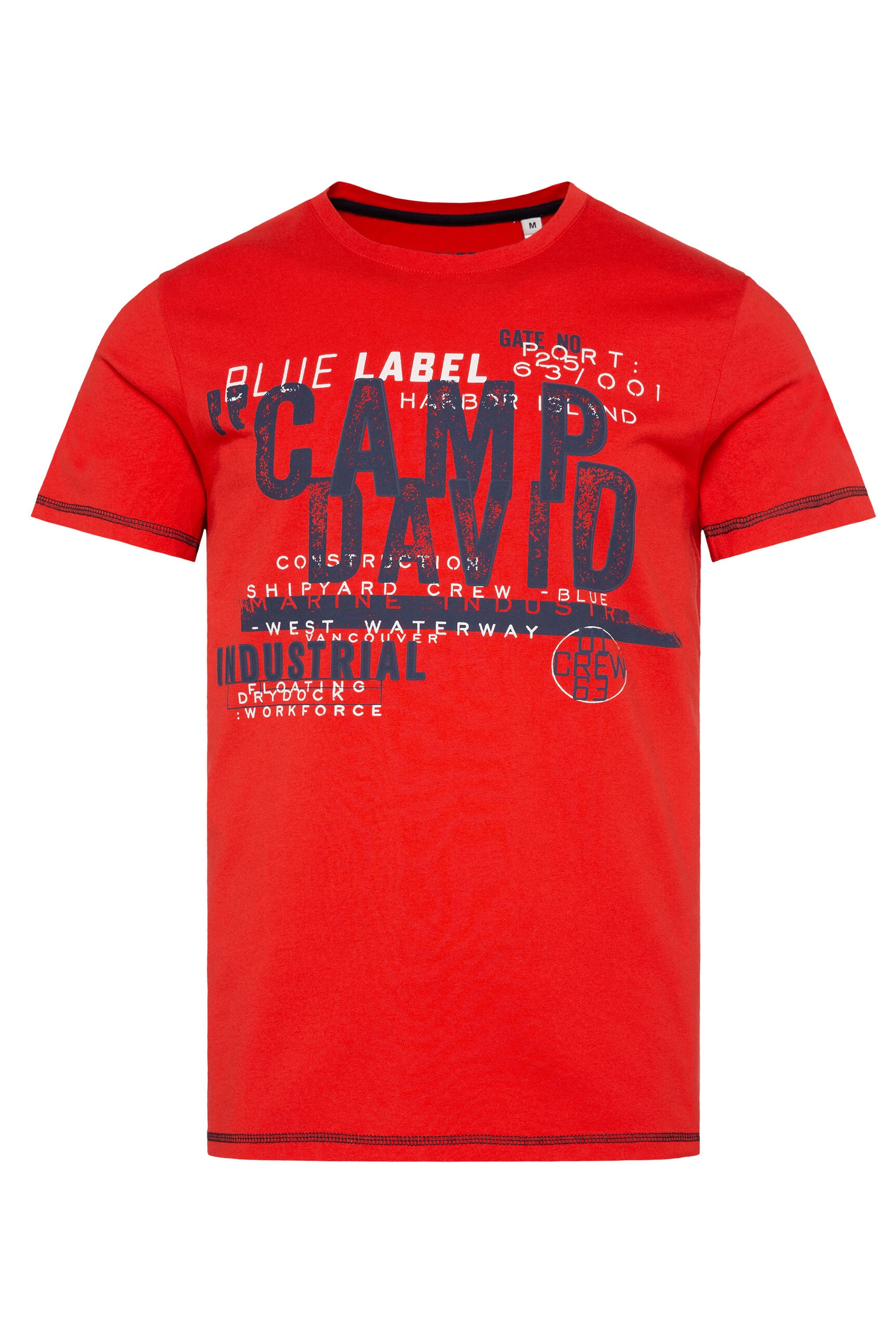 CAMP DAVID Rundhalsshirt, aus Baumwolle günstig online kaufen