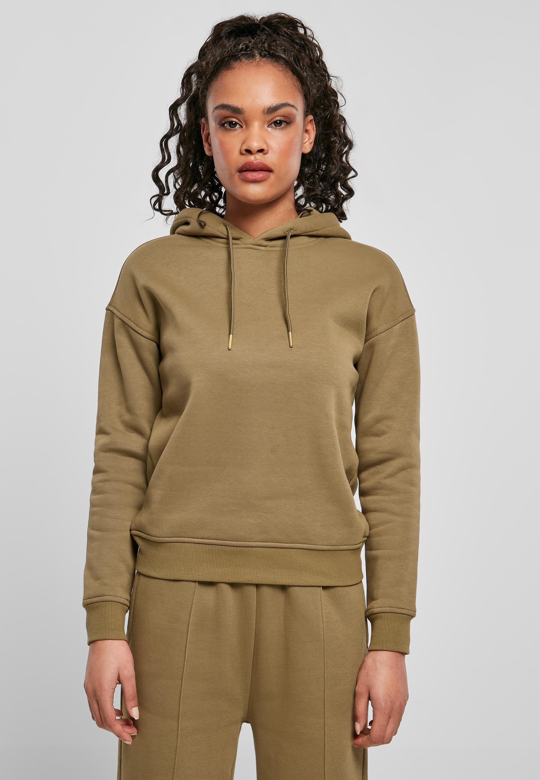 URBAN CLASSICS Kapuzenpullover »Urban Classics Damen Ladies Hoody«, (1 tlg.)