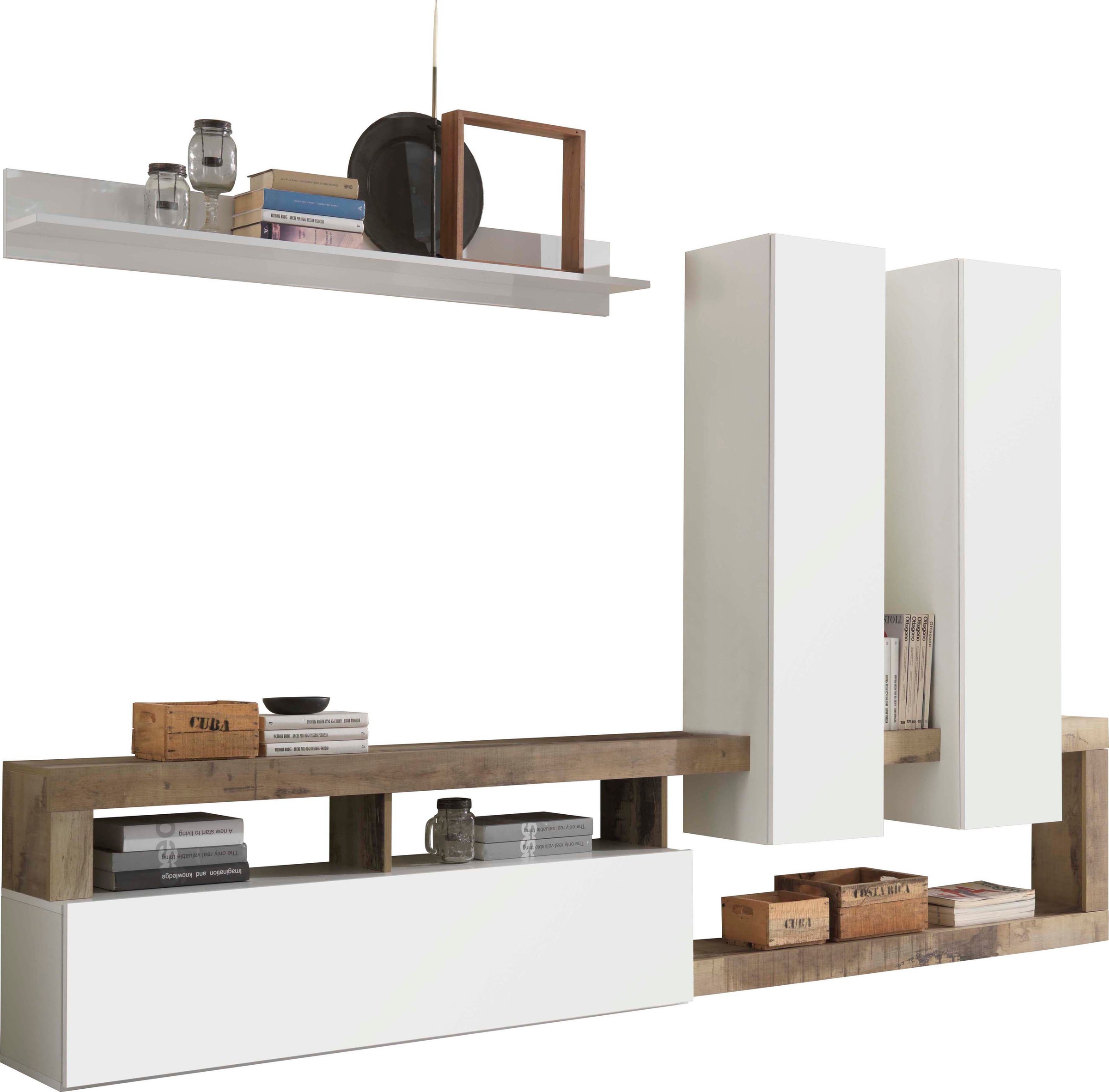 INOSIGN Wohnwand "Hamburg" Set, 4 Stk. tlg. günstig online kaufen