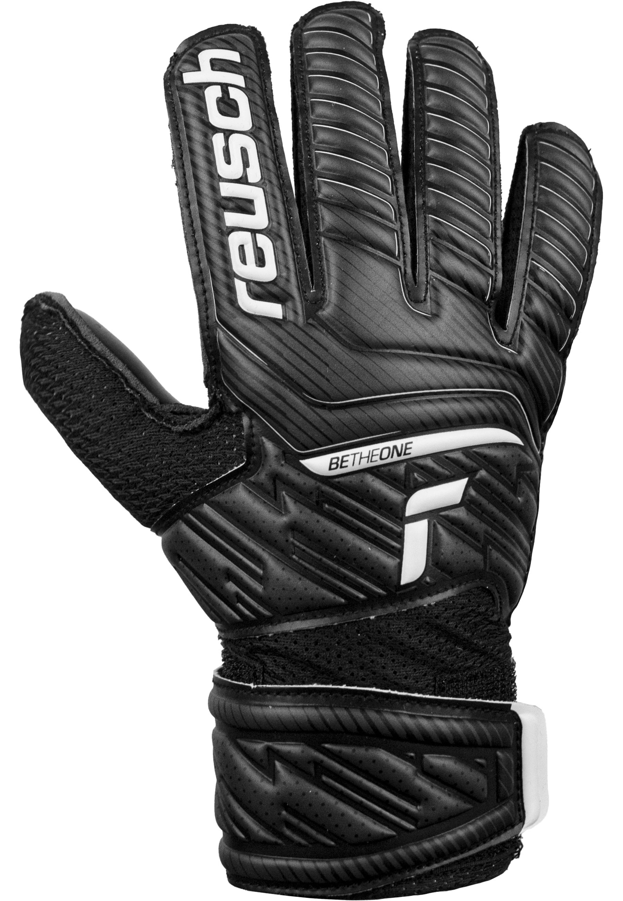 Reusch Torwarthandschuhe »Attrakt Solid Junior«, für alle Spielfeldoberflächen