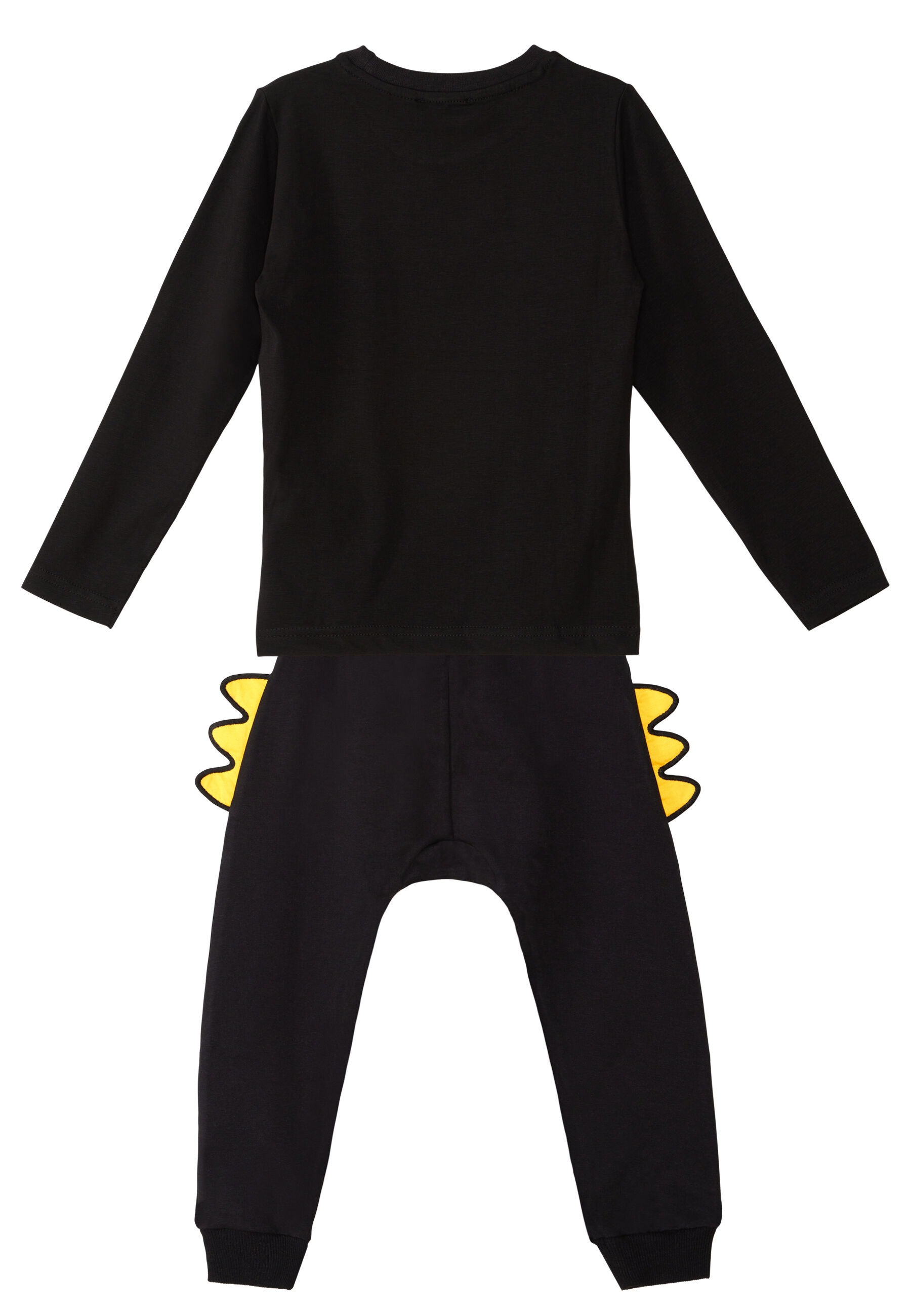 Denokids Hausanzug »Plaid Dino«, (2 tlg.), mit Dinosaurieraufdruck