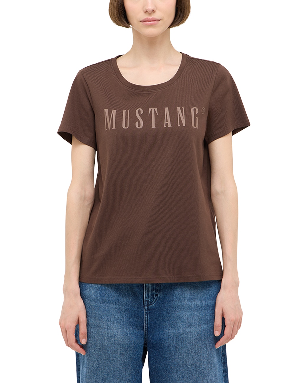 MUSTANG Kurzarmshirt "Damen Style Alma"