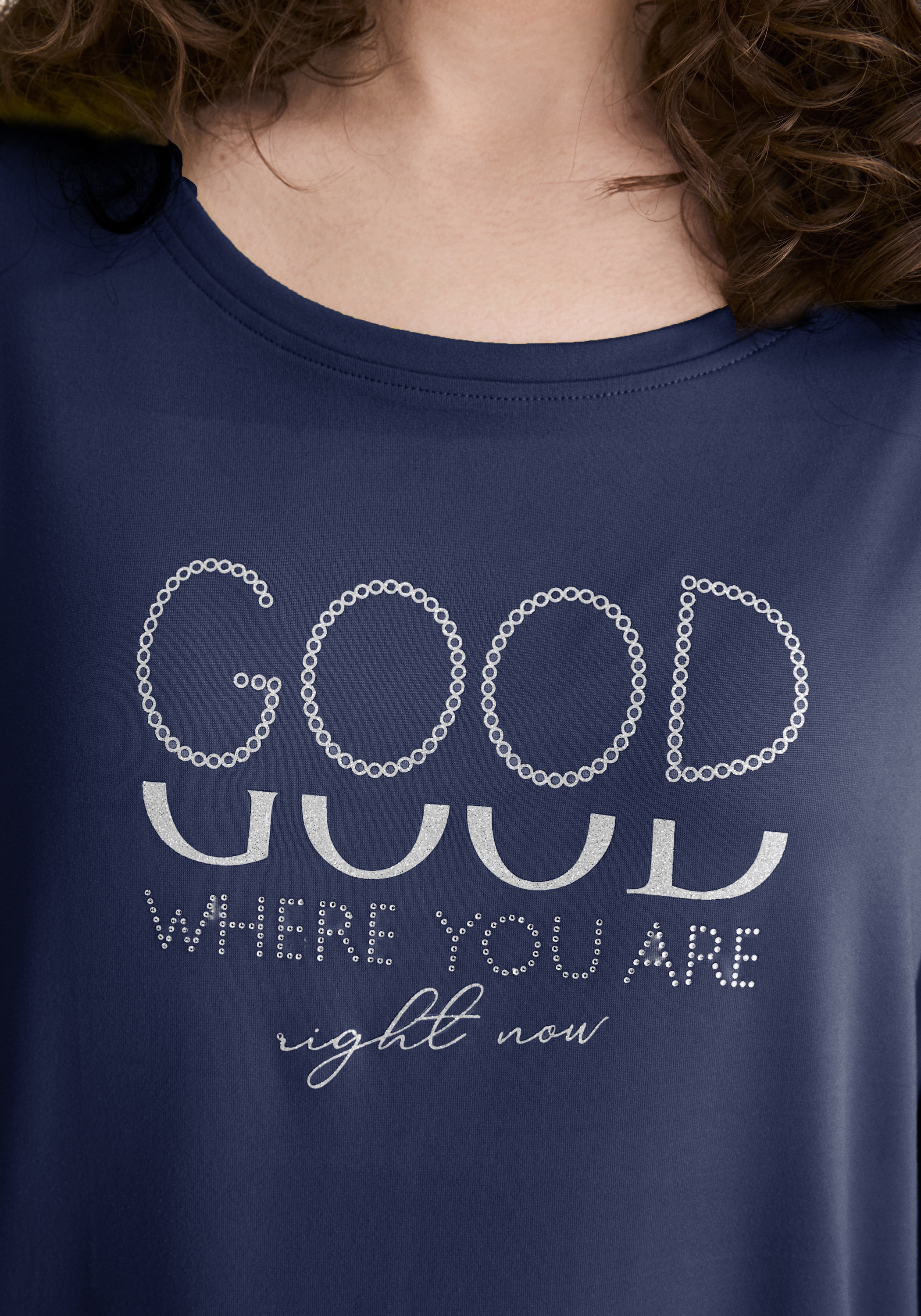 STOOKER WOMEN 3/4-Arm-Shirt »CLEA T-Shirt 3/4-Arm«, Regular Fit T-Shirt Spitzen- Shirt für Damen