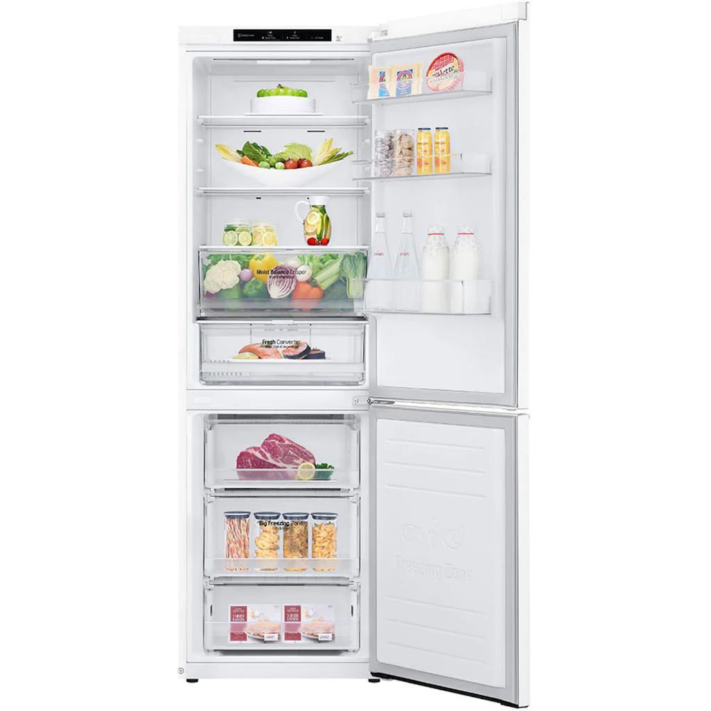 Marken LG LG Kühl-/Gefrierkombination, GBB61SWGCN, 186 cm hoch, 59,5 cm breit Marken LG LG Kühl-/Gefrierkombination, GBB61SWGCN, 186 cm hoch, 59,5 cm breit