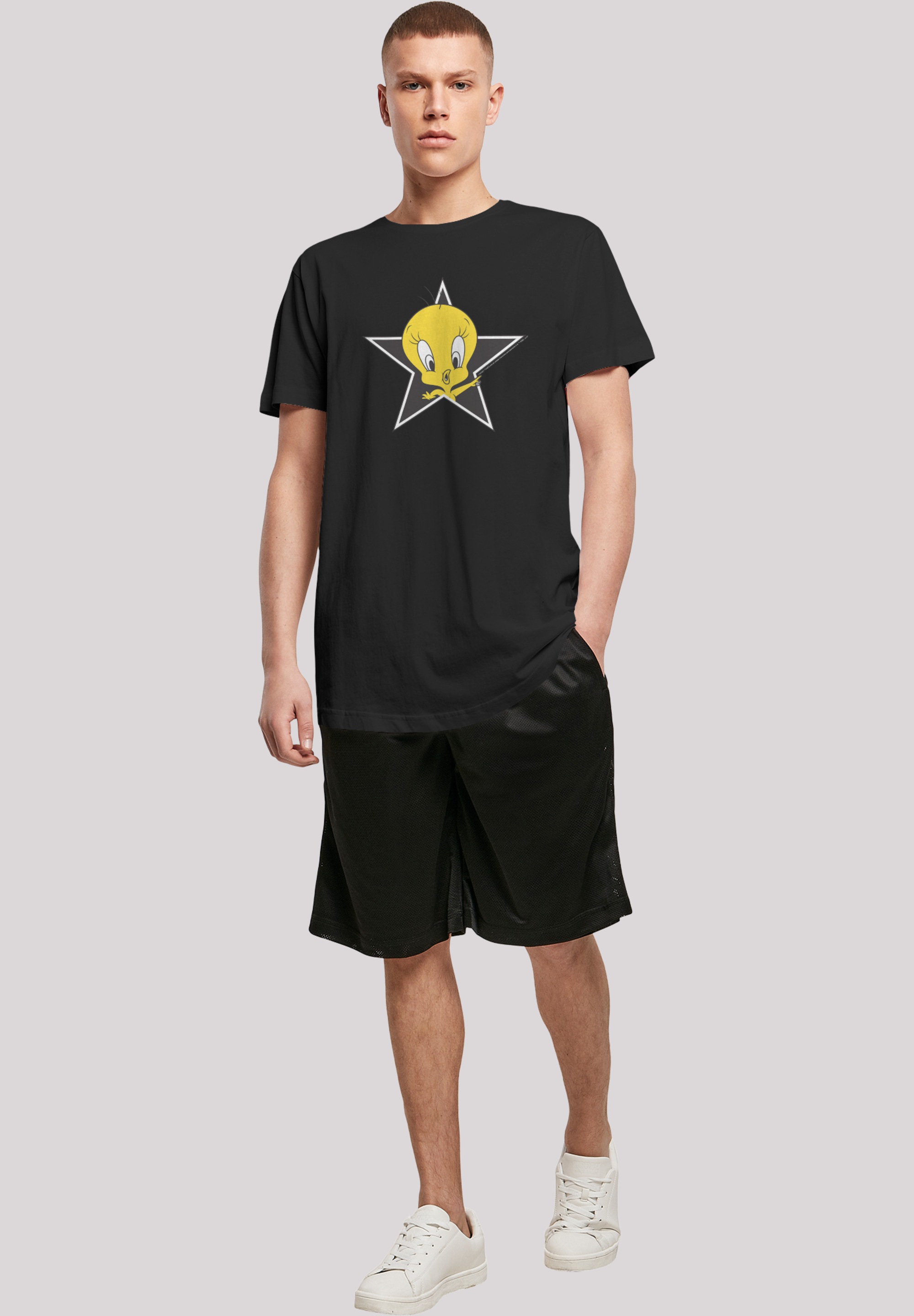 F4NT4STIC T-Shirt »Looney Tunes Tweety Pie Star«, Print