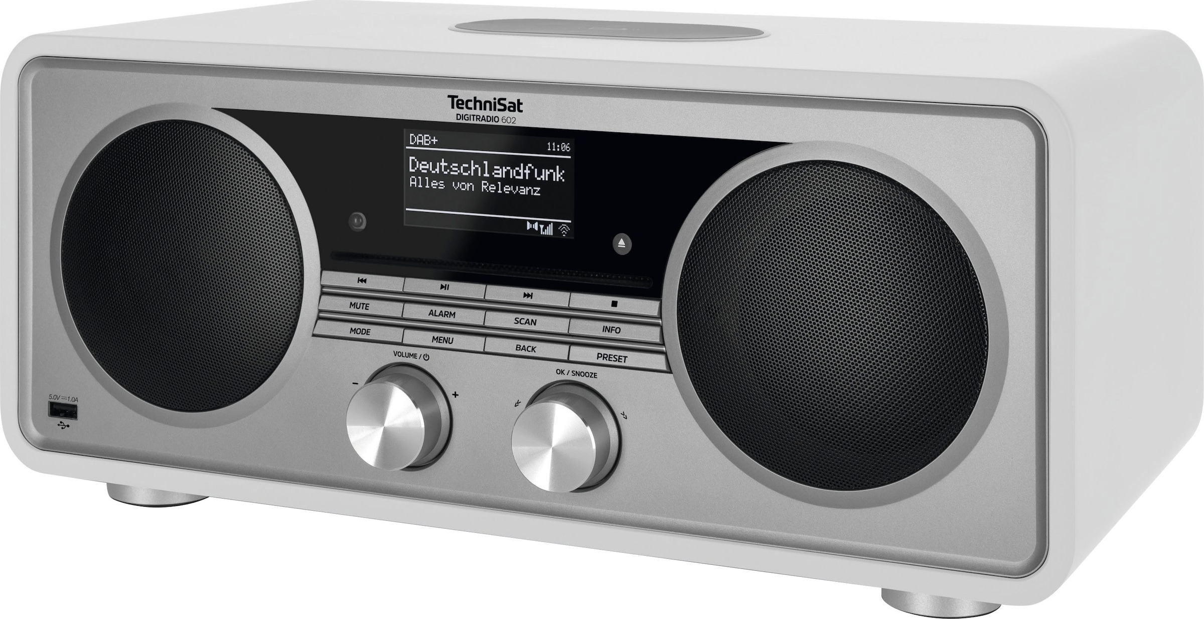 TechniSat Internet-Radio »DIGITRADIO 602«, (Bluetooth-WLAN Digitalradio (DAB +)-UKW mit RDS 70 W), Stereoanlage, CD-Player | BAUR