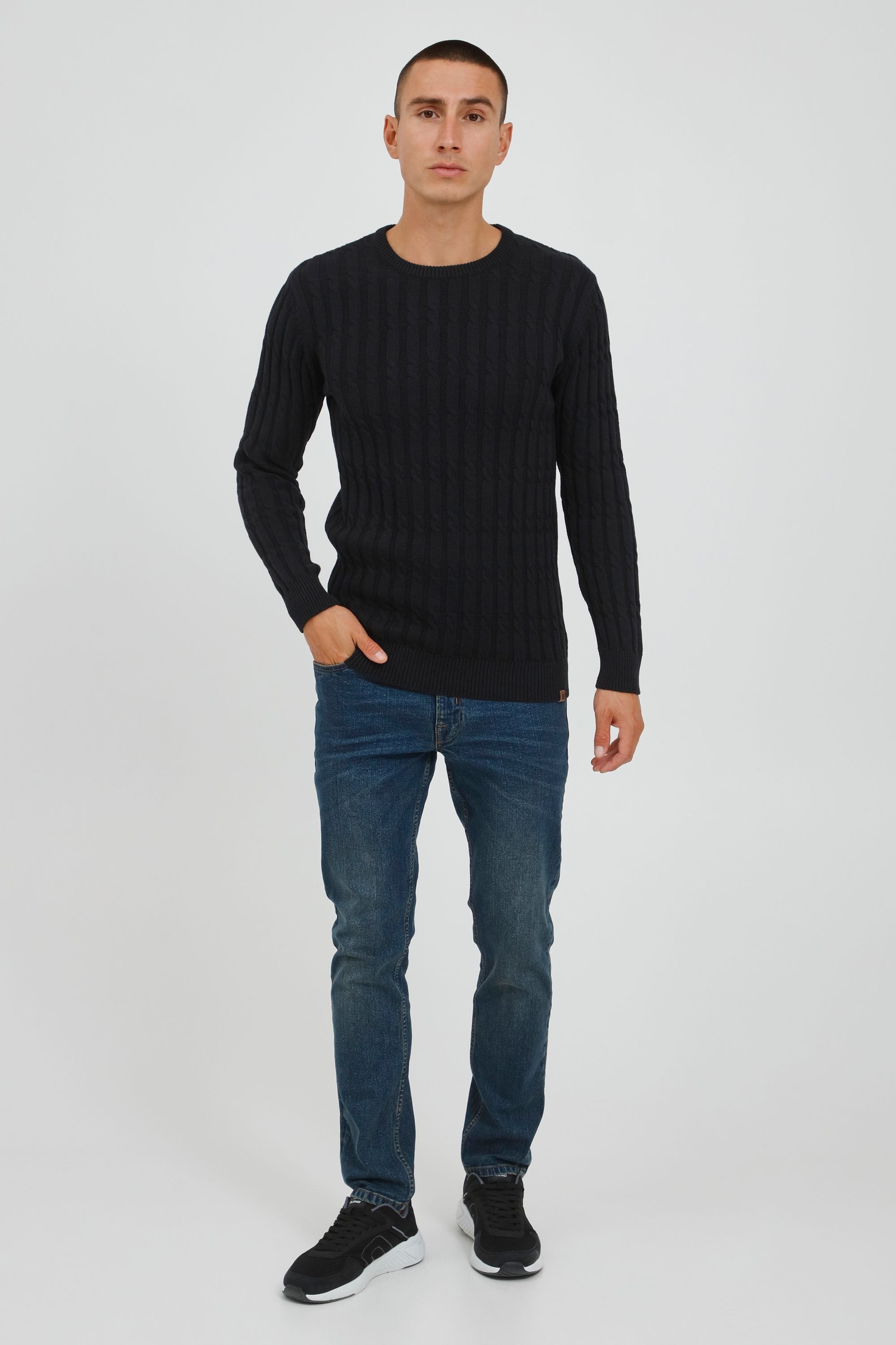 Indicode Strickfleece-Pullover »Strickpullover IDPauletta«