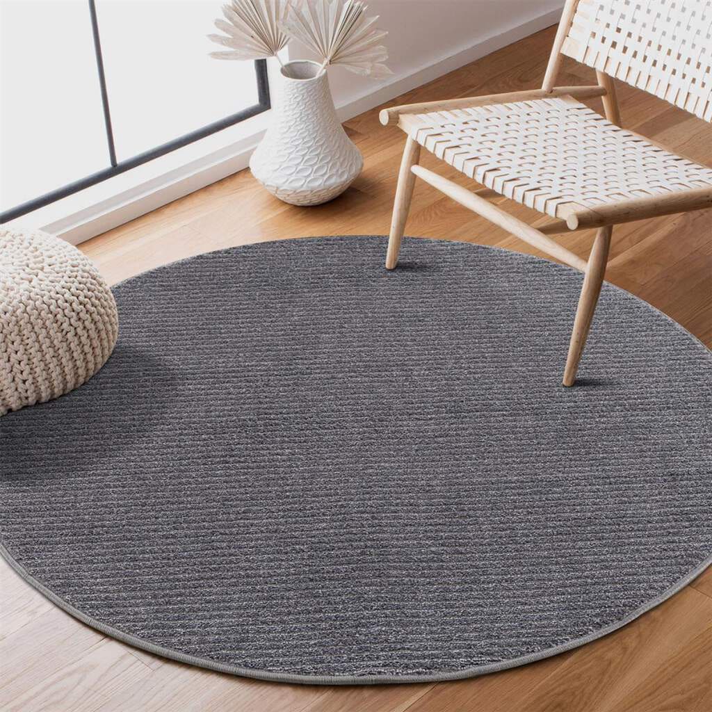 Carpet City Teppich "Friseé-Teppich FANCY900" rund 12 mm Höhe Kurzflor, Ein günstig online kaufen