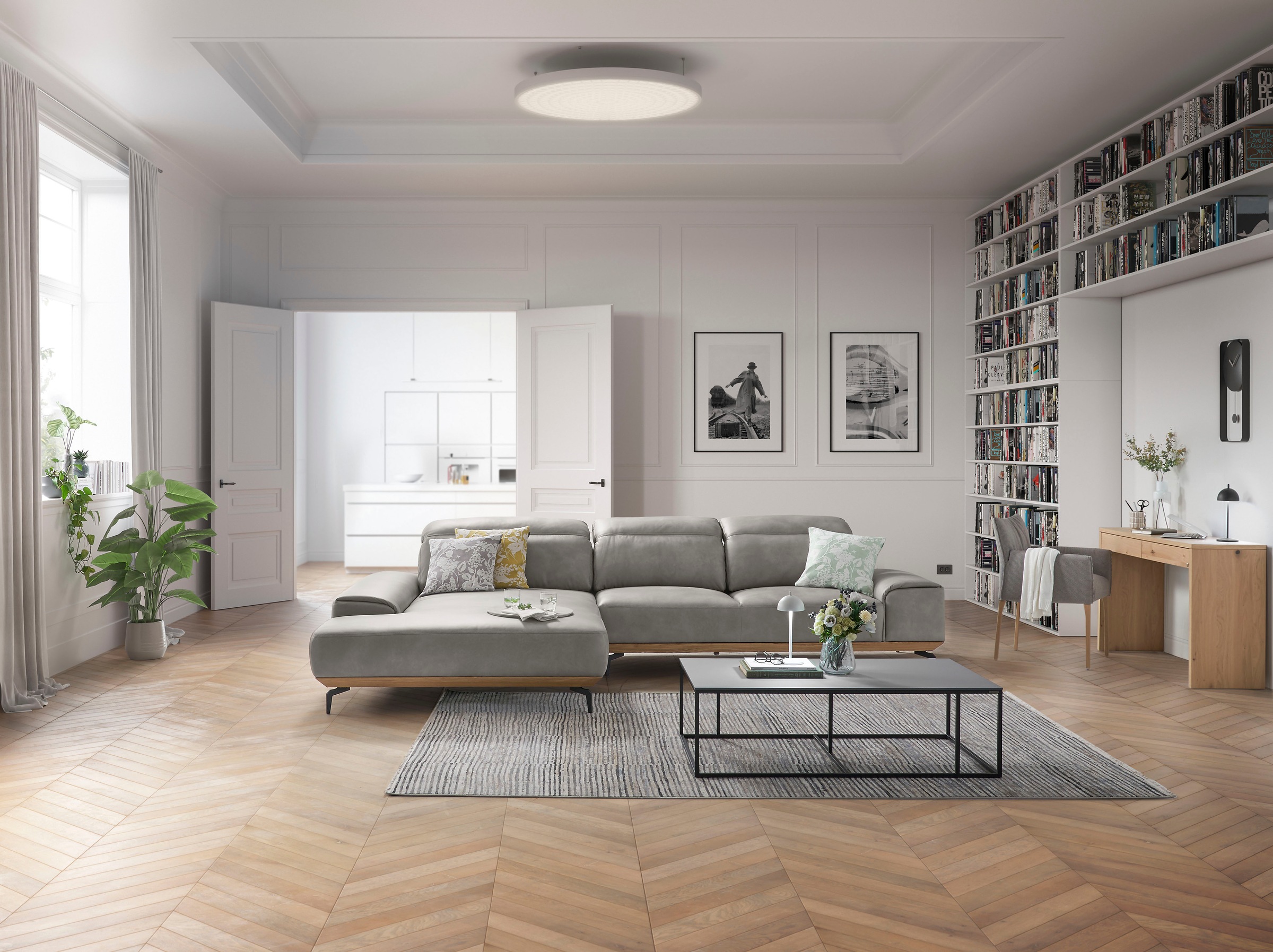 Musterring Wohnlandschaft "MR 2490 Ecksofa mit erstklassigem Sitzkomfort, L günstig online kaufen