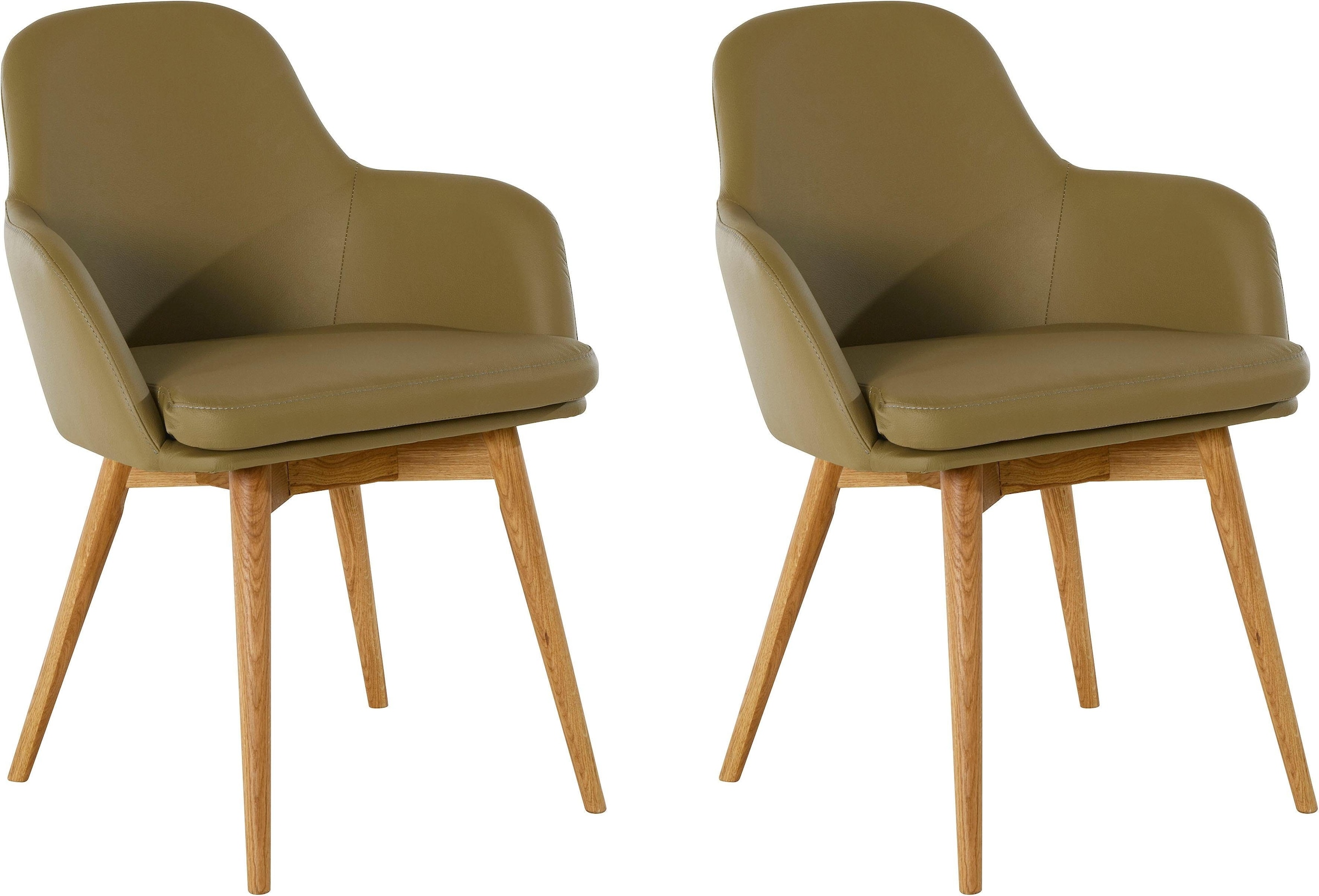 Home affaire Armlehnstuhl "Livry" (Set) 2 Stk.Polsterstuhl, Schalenstuhl günstig online kaufen